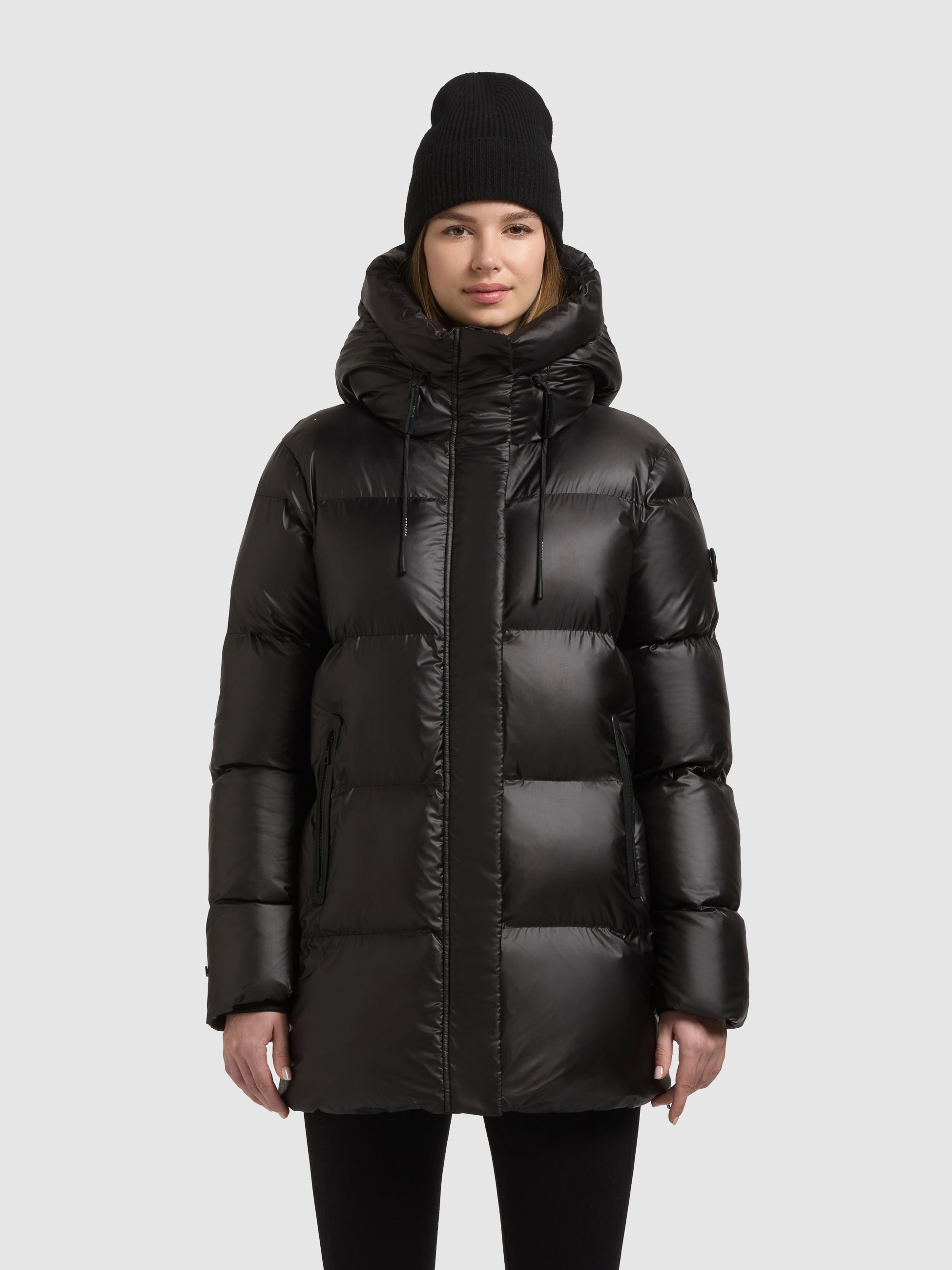 khujo Steppjacke »DROWN SHINY« mit Kapuze