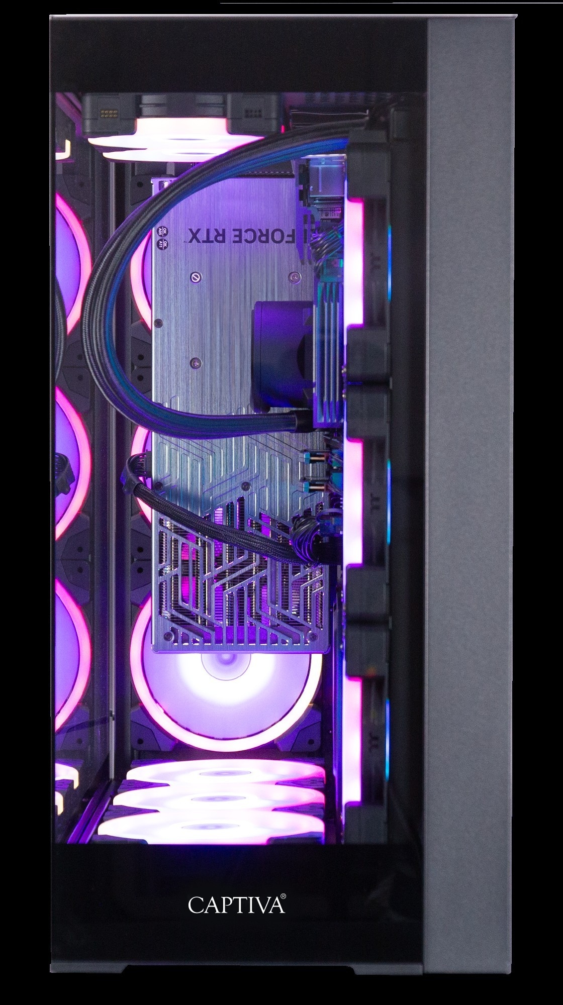 CAPTIVA Gaming-PC "Highend Gaming R90-307", schwarz, Microsoft Windows 11 Home (64 Bit), 64 GB RAM 4.000 GB SSD, Desktop-PCs