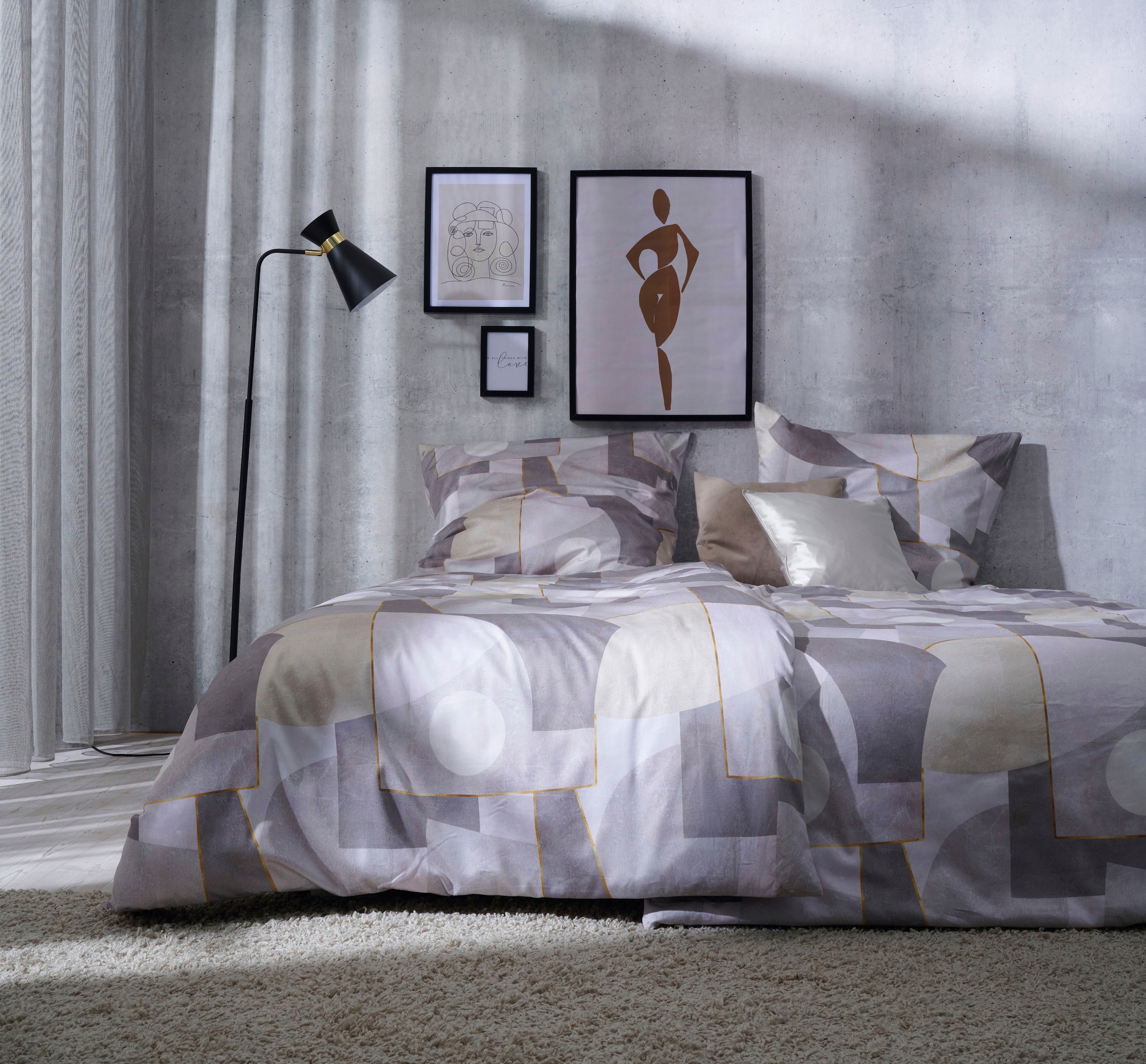 APELT Bettwäsche »James«, extravagante DesignBettwäsche, für Designliebhaber für cooles Design