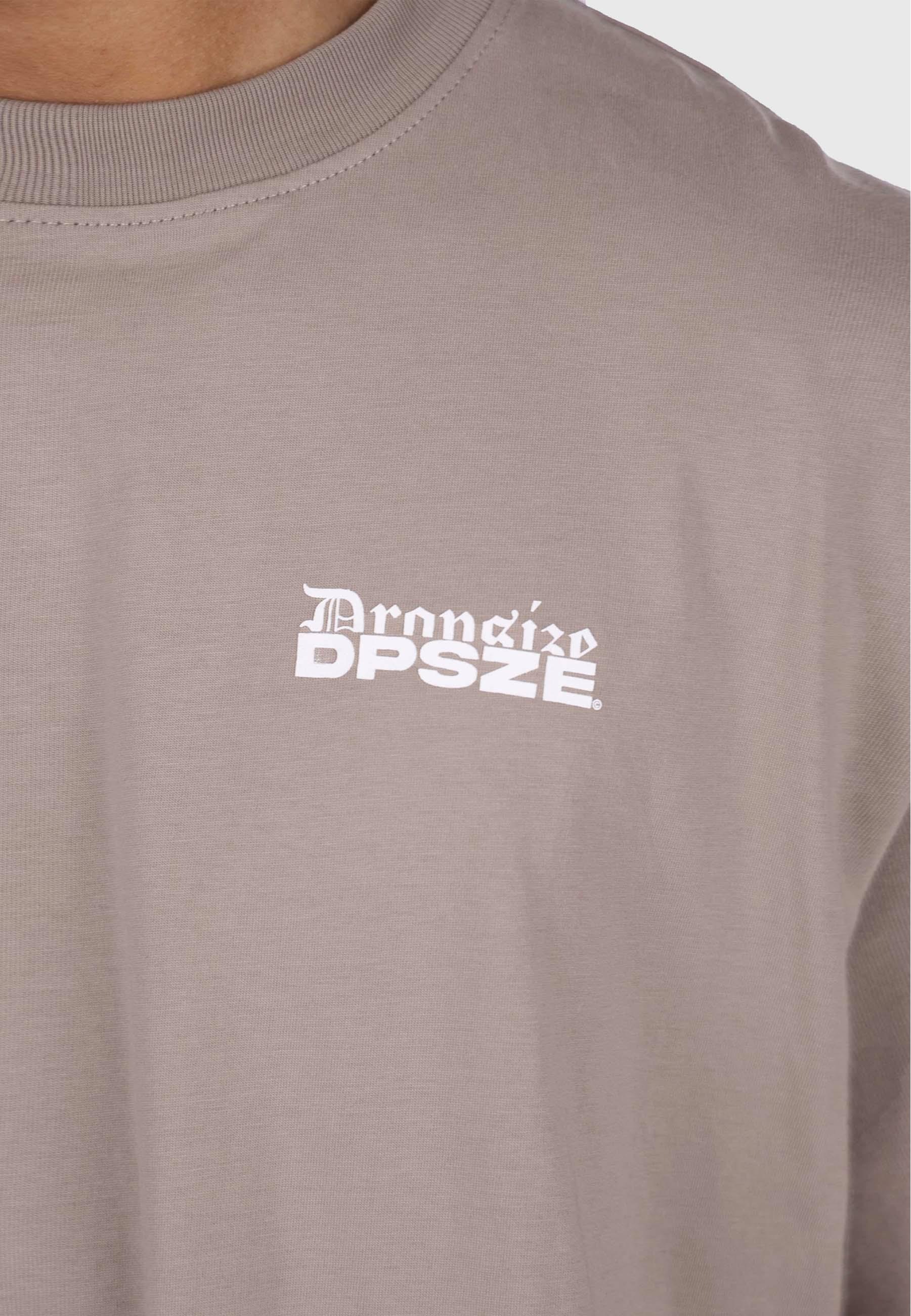 Dropsize T-Shirt »Dropsize HEAVY OVERSIZE DPSZE SPLIT FONT T-SHIRT«, (1 tlg.)