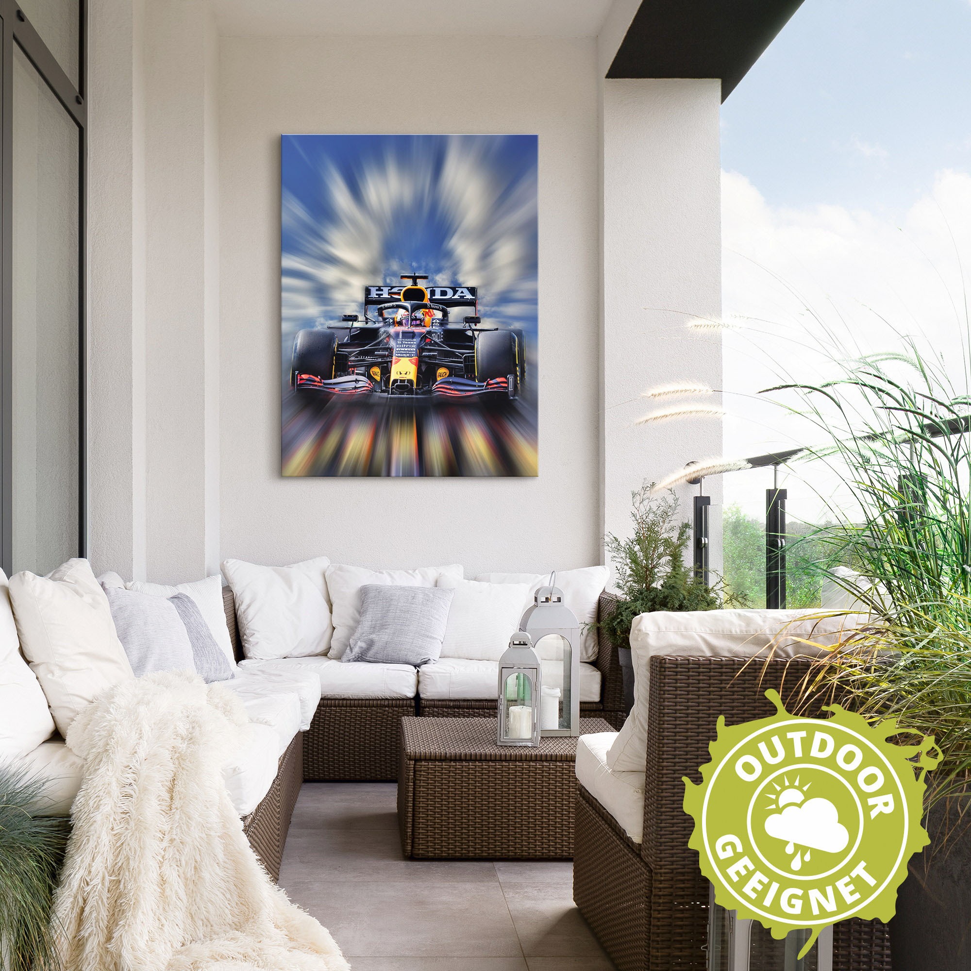 Artland Wandbild "Max Verstappen - Weltmeister der Formel1" Auto 1 Stk. tlg günstig online kaufen