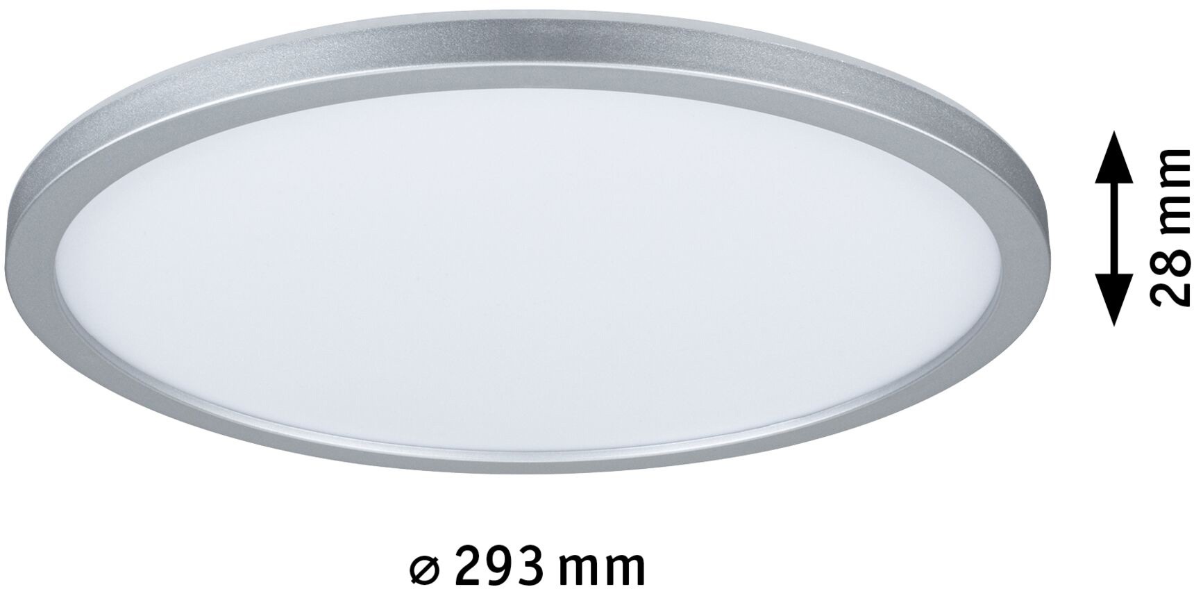 Paulmann LED Panel »Atria Shine IP20 rund 293mm 16W 2000lm 4000K«, 1 flammig, Backlight