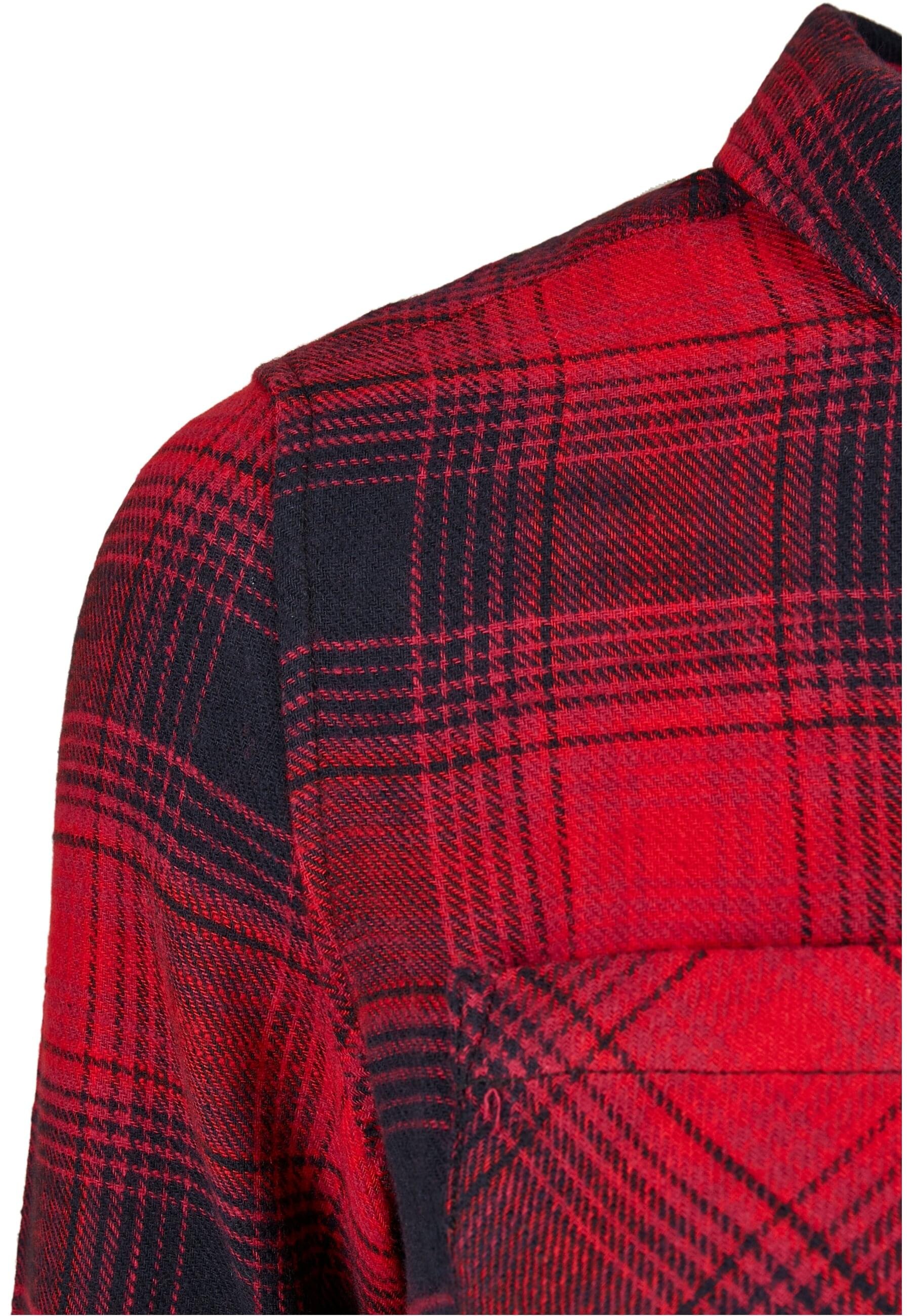 URBAN CLASSICS Shirtkleid »Urban Classics Damen Ladies Check Shirt Dress«, (1 tlg.)