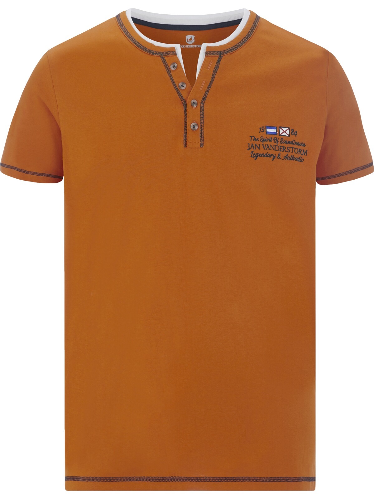 Jan Vanderstorm T-Shirt "T-Shirt HAFTOR" 1 Stk. günstig online kaufen