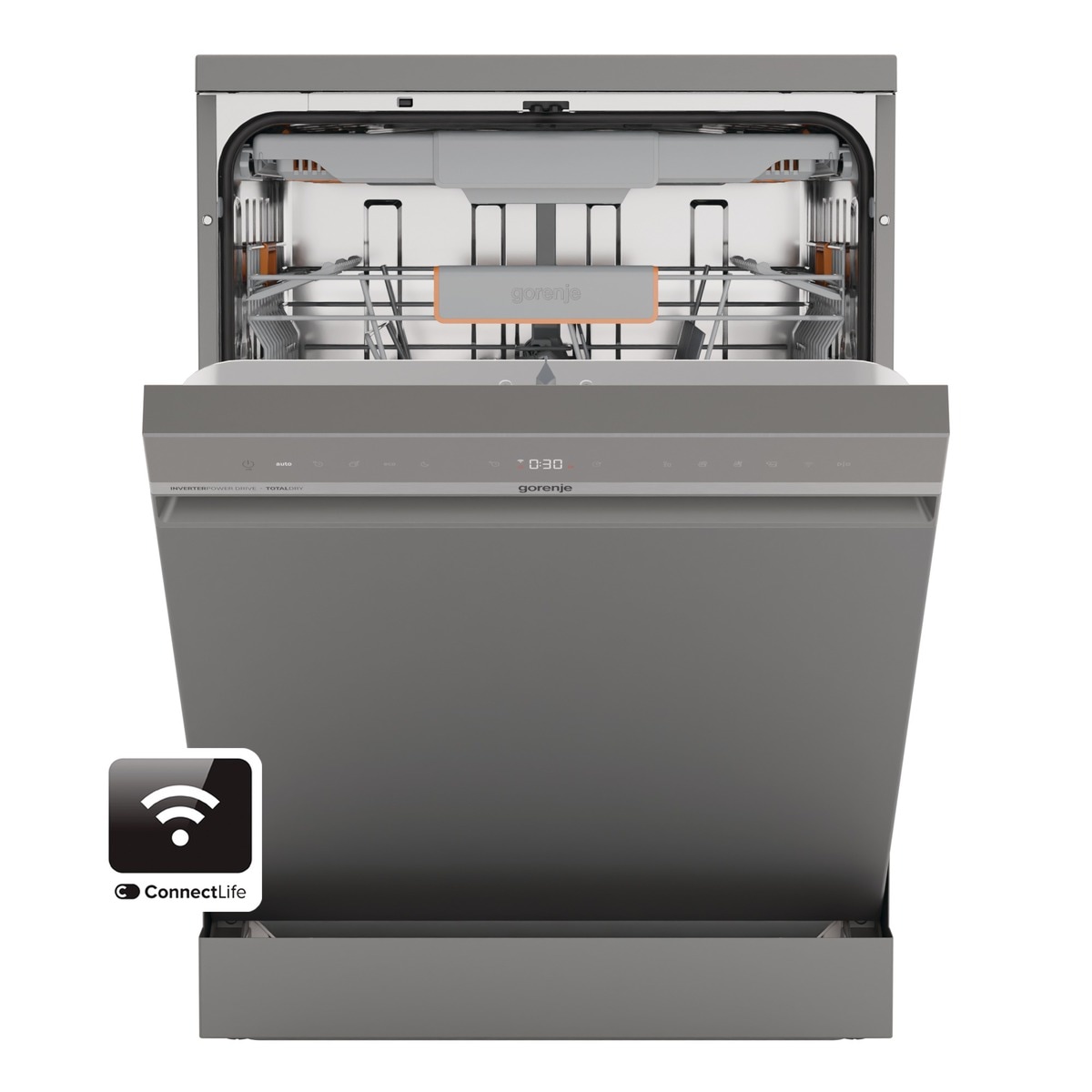 GORENJE Standgeschirrspüler "GS673A96X" 9,4 l 16 Maßgedecke TotalDry - auto günstig online kaufen