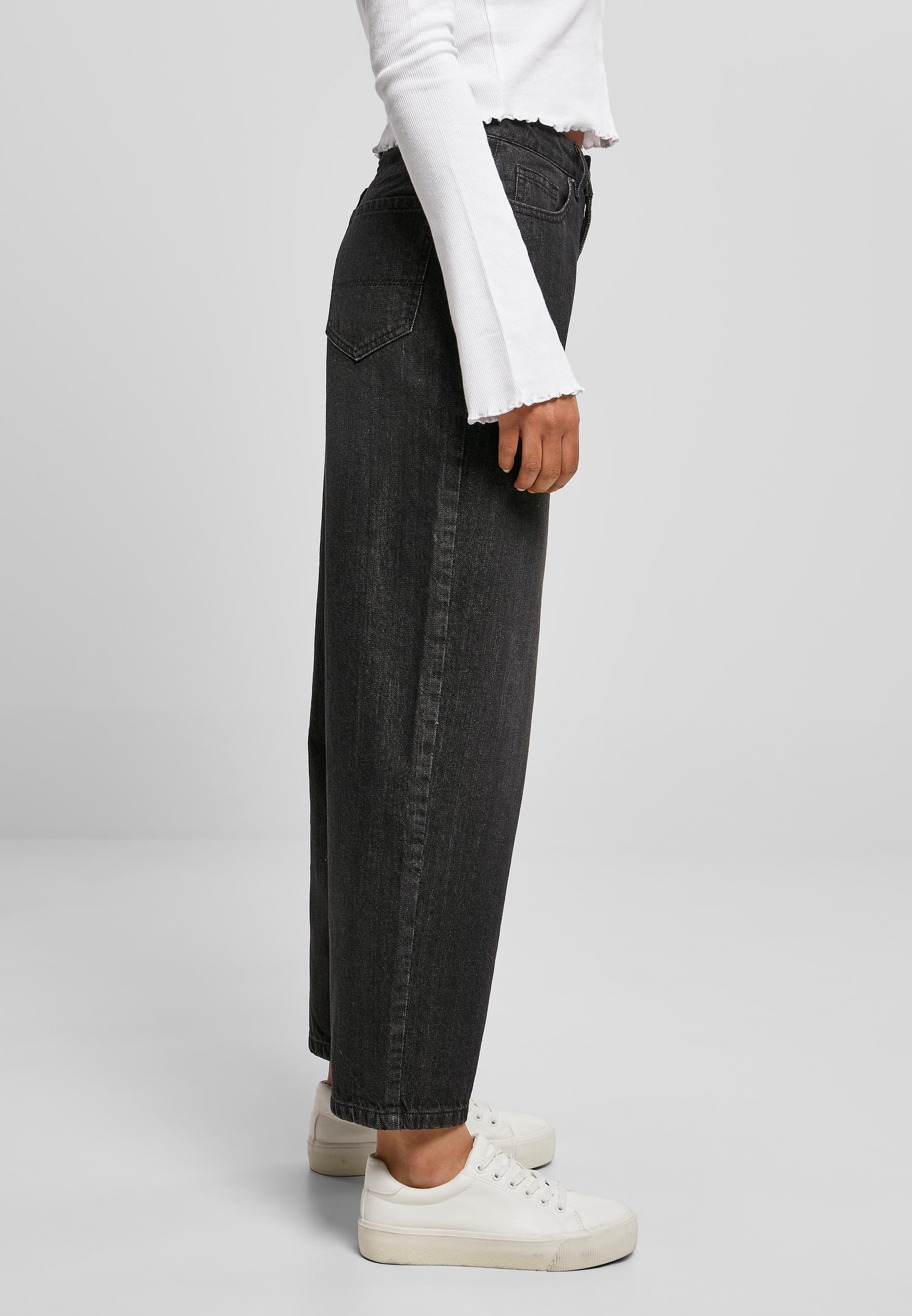 URBAN CLASSICS Bequeme Jeans »Urban Classics Damen«, (1 tlg.)