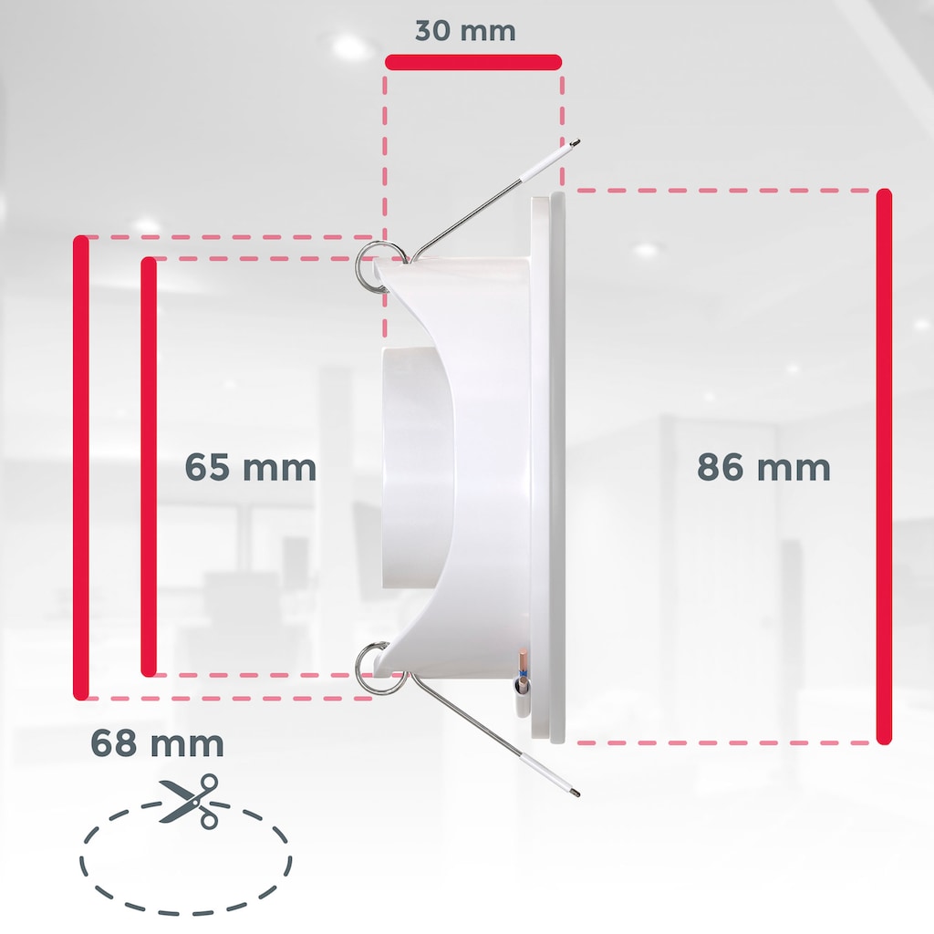 B.K.Licht Einbauleuchte »BK_EL1545 5er Set LED Bad-Einbaustrahler, neutralweißes Licht«, 5 flammig-flammig