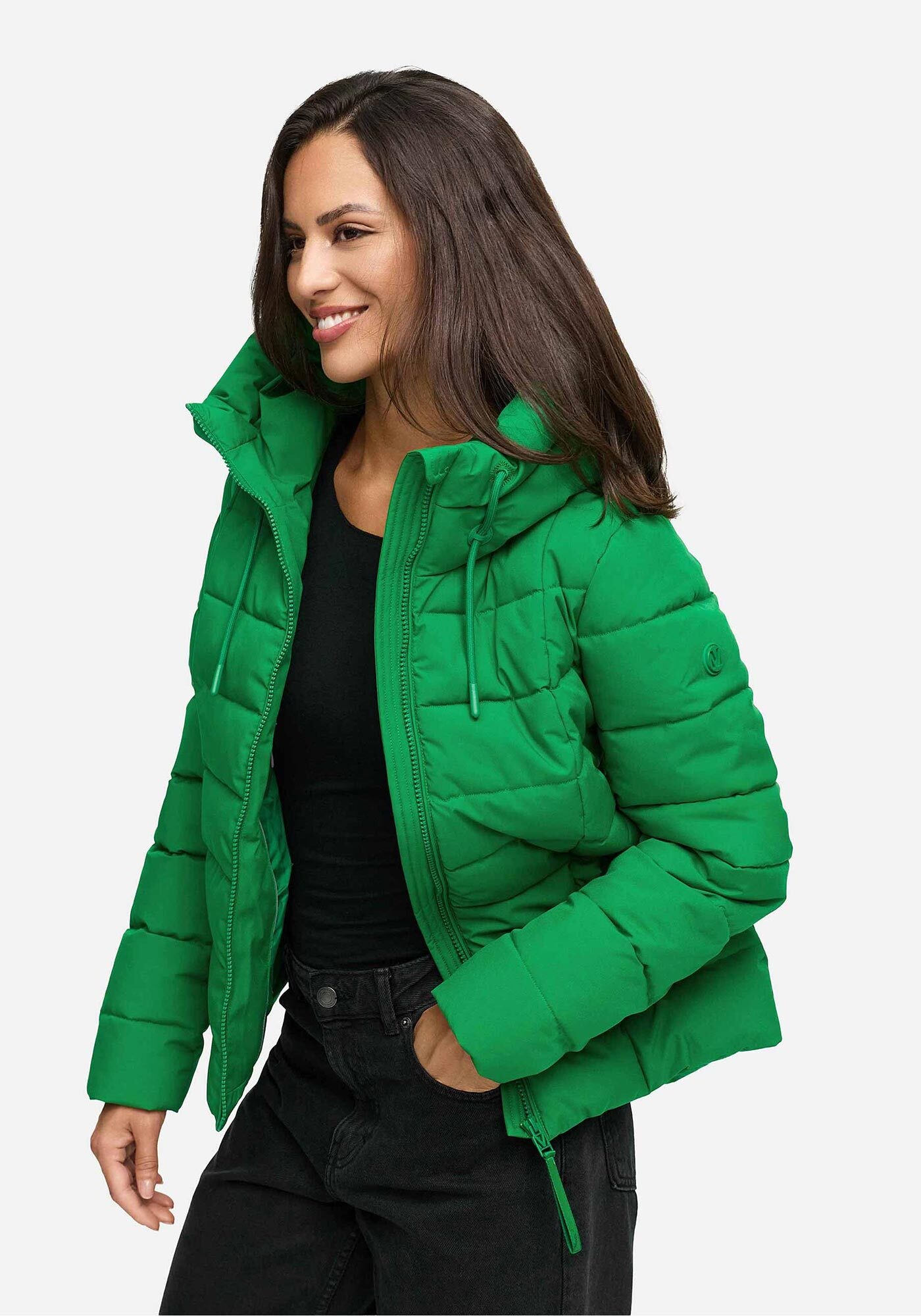 Marikoo Winterjacke "Tayenaa" mit schmaler Steppung und extra hohem Kragen günstig online kaufen