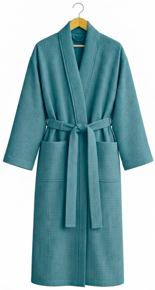 Egeria Bademantel "LIVA" 1 Stk. Kimono, Waffelpiqué