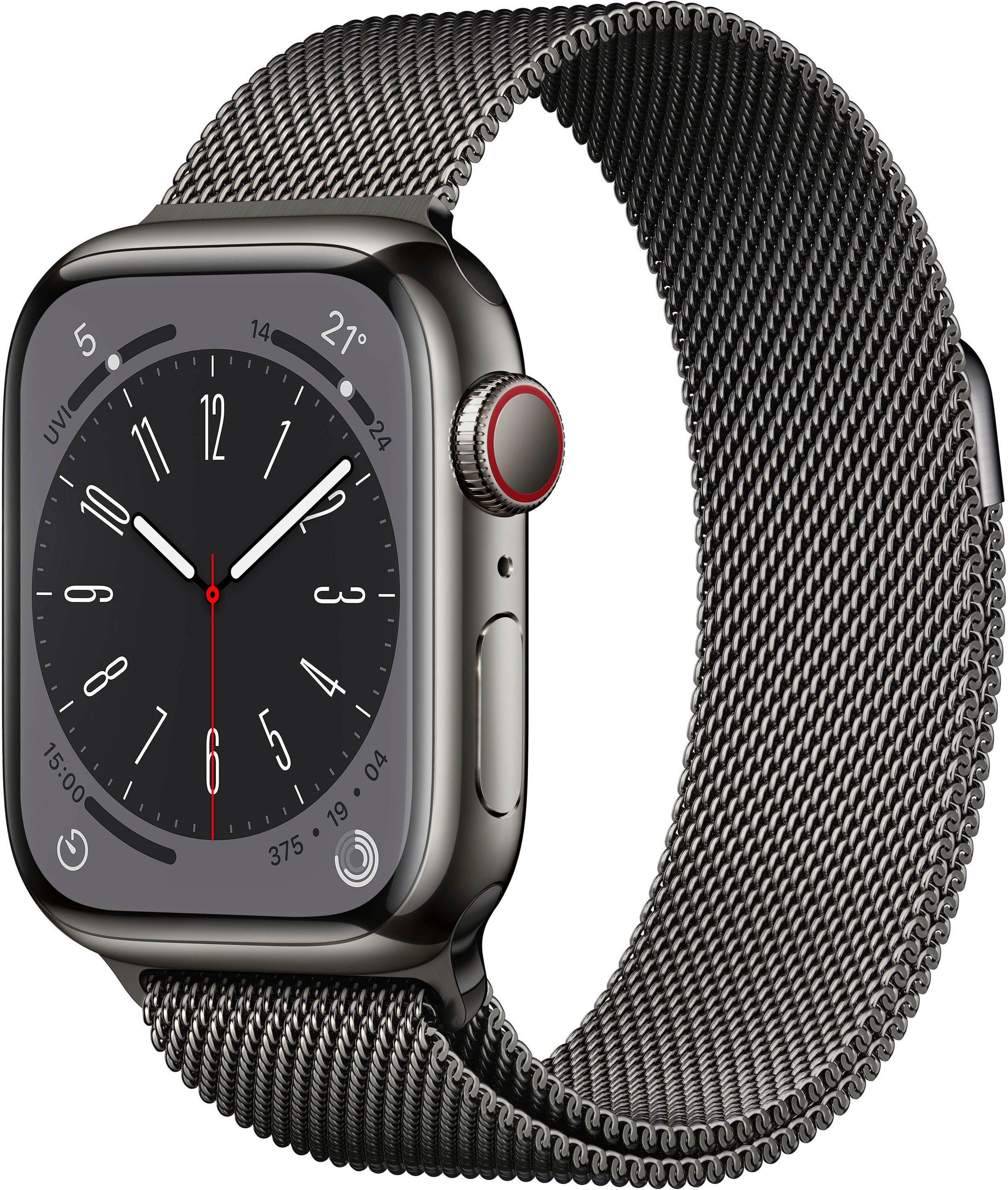 Apple Watch »Watch Series 8 GPS + Cellular 41mm Edelstahl«, (Die Zukunft der... kaufen