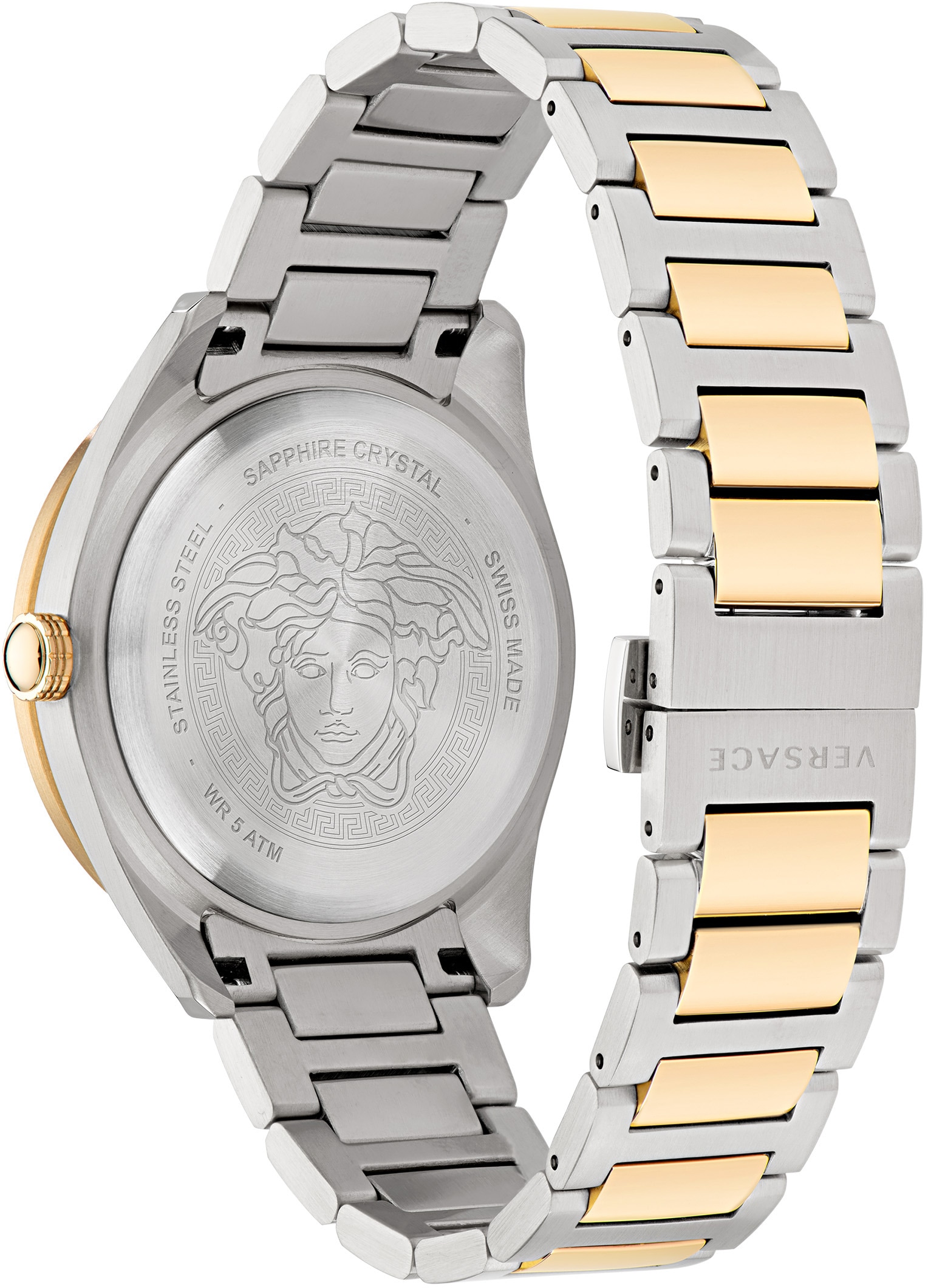 Versace Quarzuhr »GRECA DOME, VE2T00422«, Armbanduhr, Herrenuhr,Saphirglas, Swiss Made