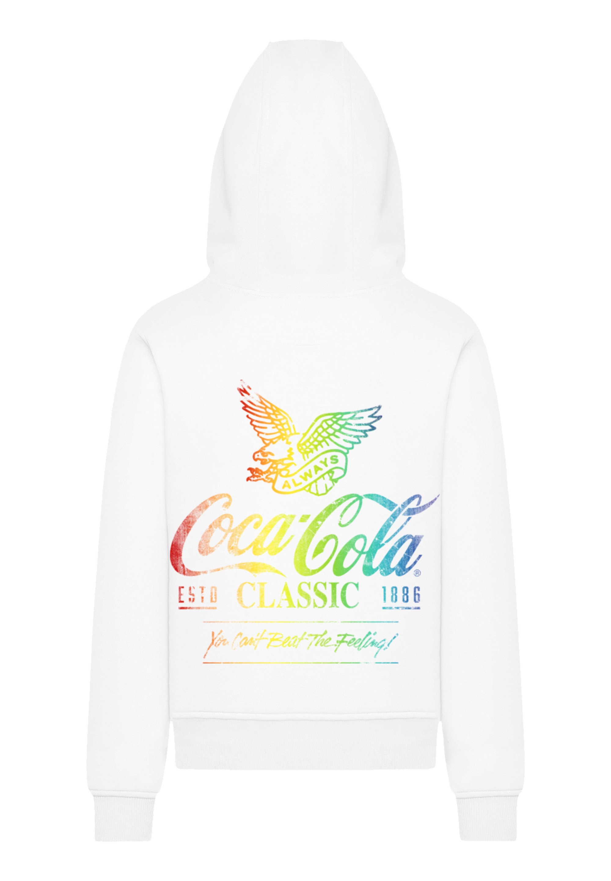 F4NT4STIC Kapuzenpullover »Coca Cola Ombre Graphic« Premium Qualität
