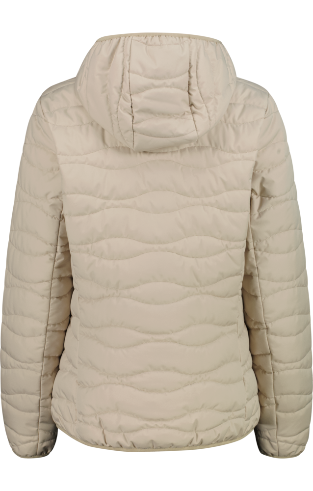 CMP Steppjacke »WOMAN JACKET FIX HOOD« mit Kapuze mit Kapuze, aus Polyester, sportlicher Stil