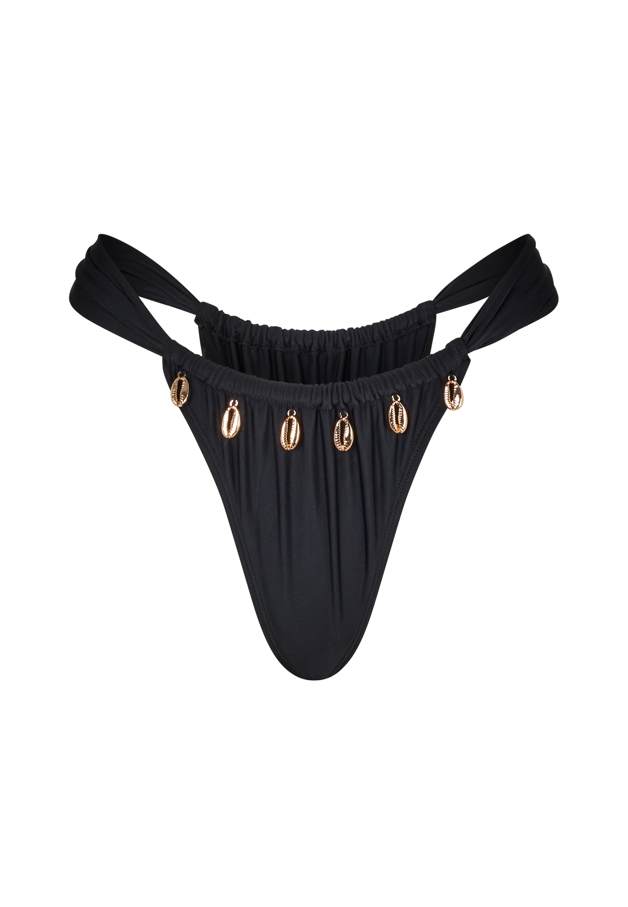 Moda Minx Bikini-Hose "Gold Shells Rouched Fixed Bikini Bottom", (1 St.), m günstig online kaufen