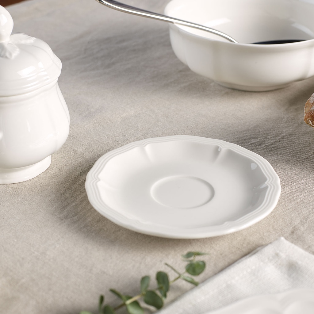 Villeroy & Boch Untertasse »Espressountertasse Manoir ø 12,2 cm weiß«
