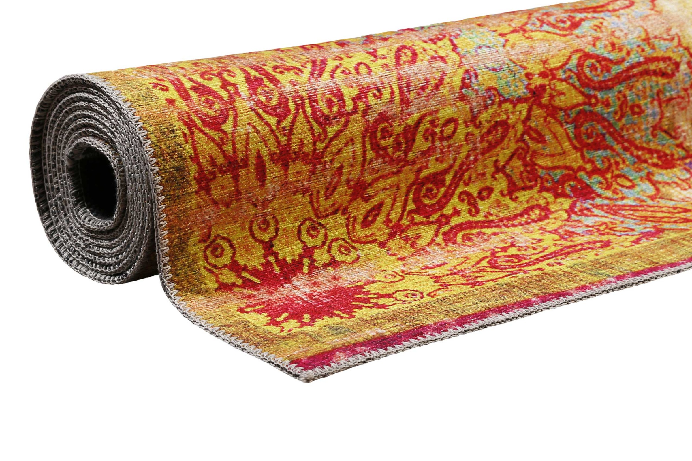 Thumbnail - Wecon home Teppich "Rooftop" rechteckig 6 mm Höhe Vintage, Baumwolle, Kurzflor, Wohnzimmer, Schlafzimmer, Orient