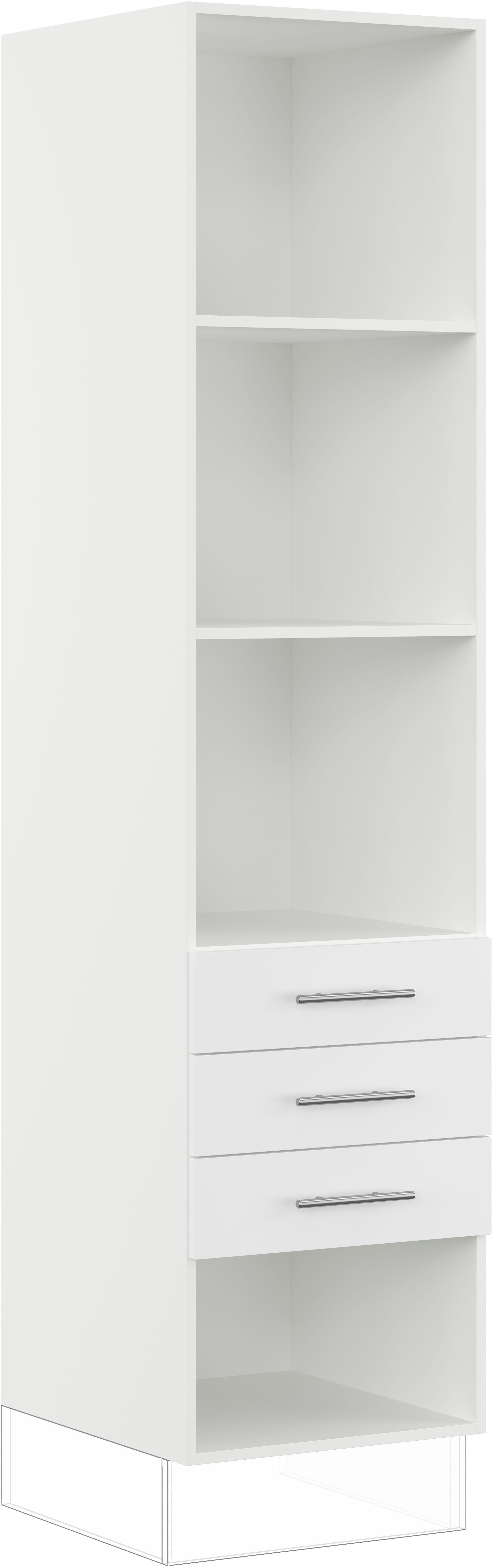 IMPULS KÜCHEN 1100000002199 ""Valencia", Breite/Höhe: 50/205,1 cm, mit Soft-Close" vormontiert, mit Schubkästen, mit verstellbaren Fachböden