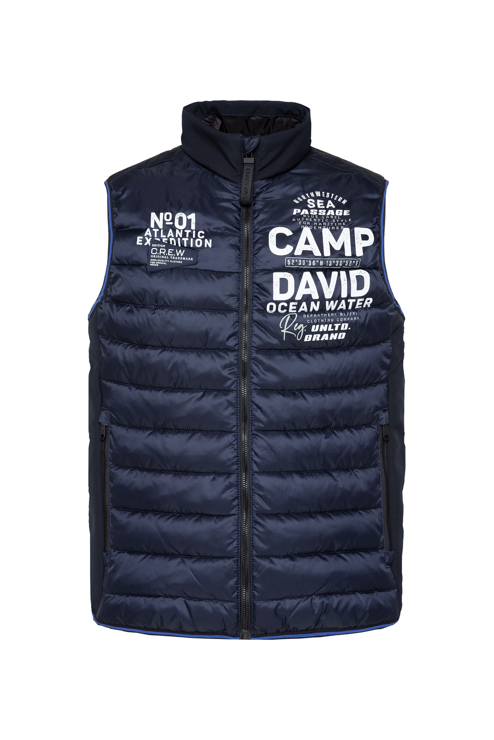 CAMP DAVID Steppweste, mit Windfangleiste günstig online kaufen