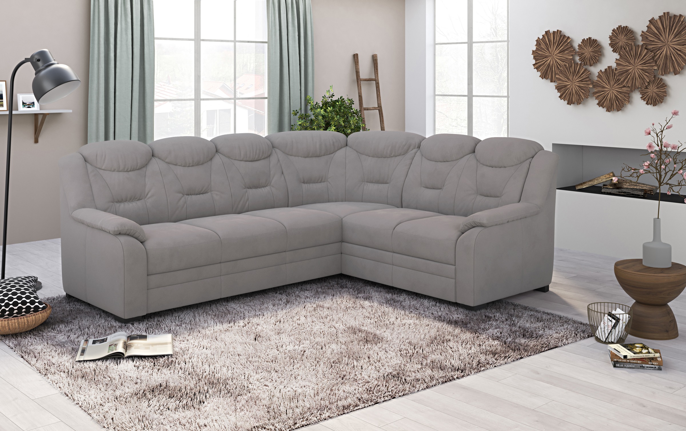 COTTA Ecksofa "Marcus L-Form", wahlweise mit Bettfunktion & Stauraum günstig online kaufen