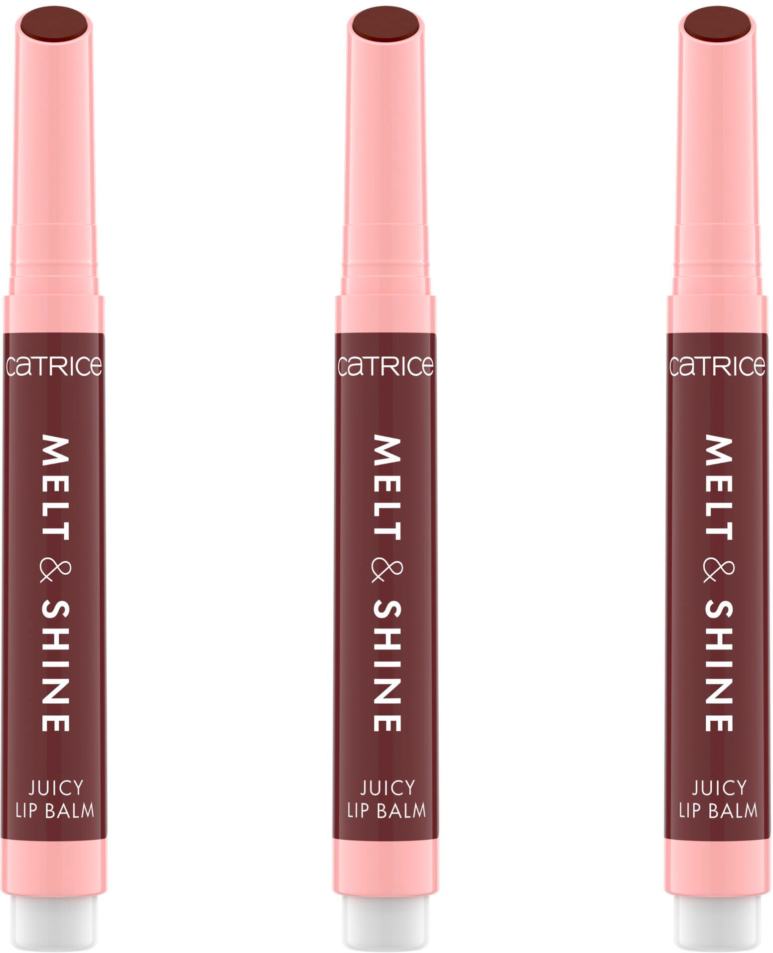 Lippenbalsam »Melt & Shine Juicy Lip Balm«, (Set, 3 tlg.)