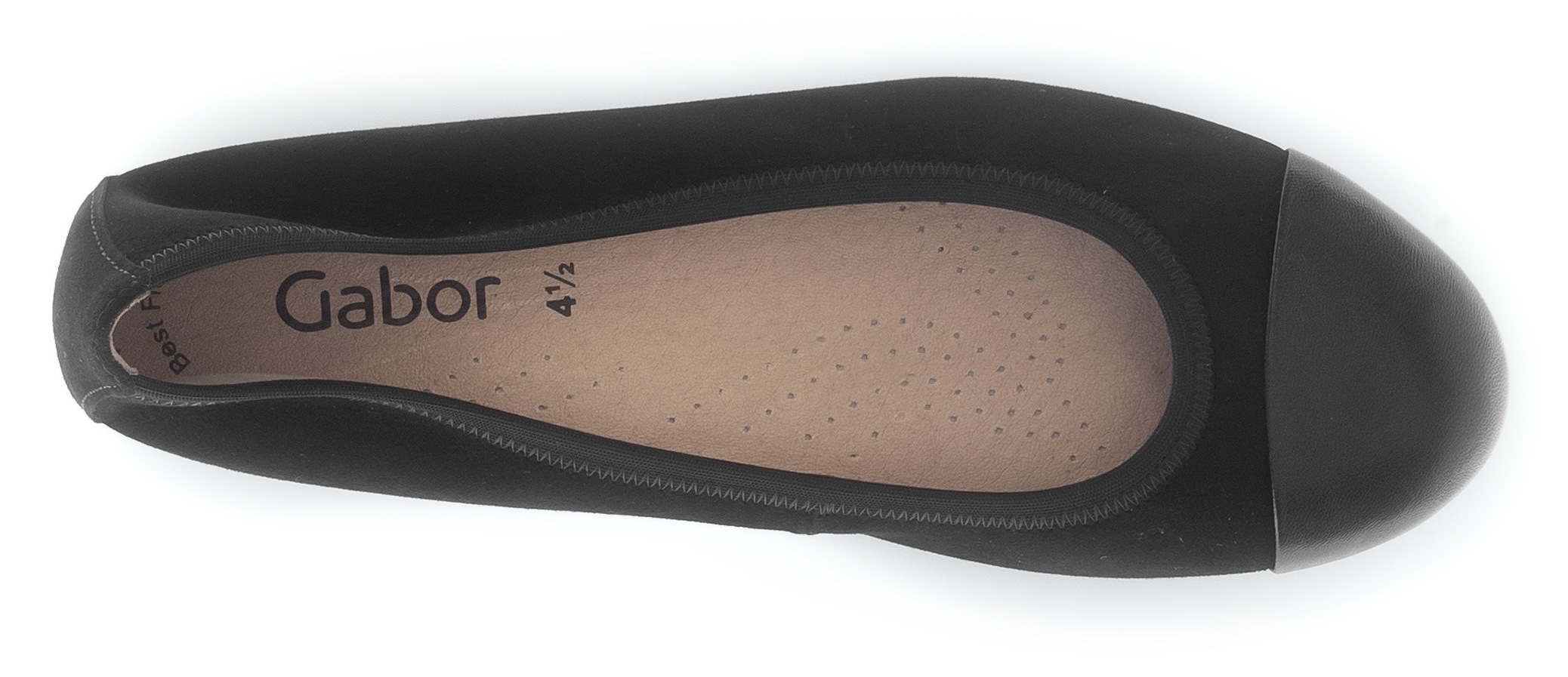 Thumbnail - Gabor Ballerina, Blockabsatz, Schlupfschuh, Businesschuh mit Kontrastbesatz