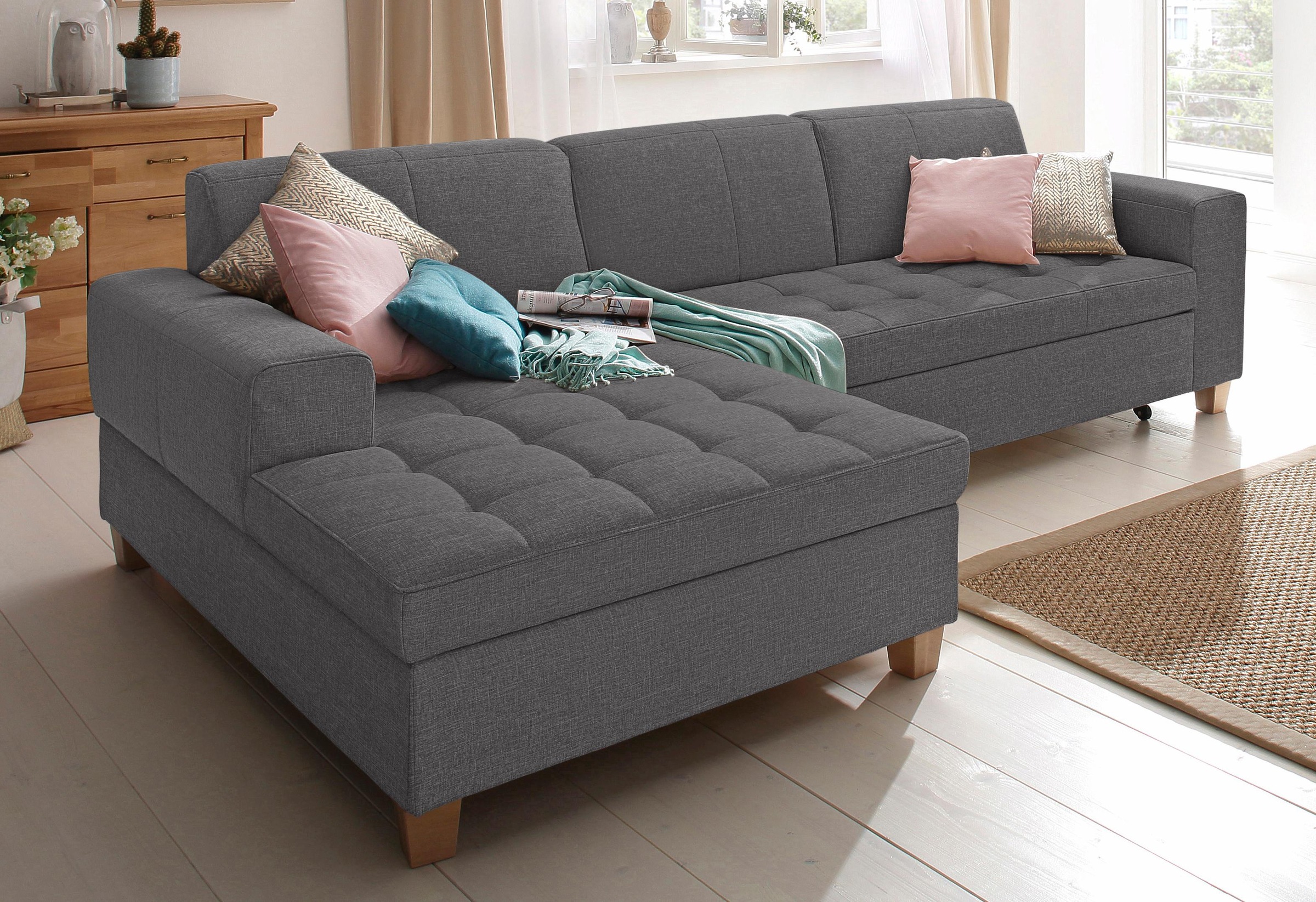 Home affaire Ecksofa »Corby L-Form« patogi su miego...