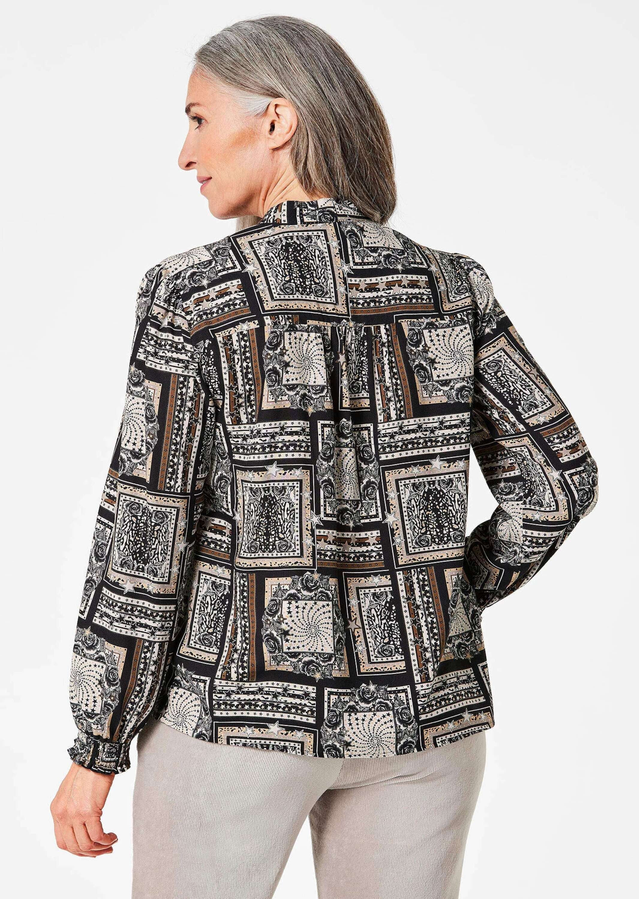 GOLDNER Klassische Bluse »Druckbluse Druckbluse«