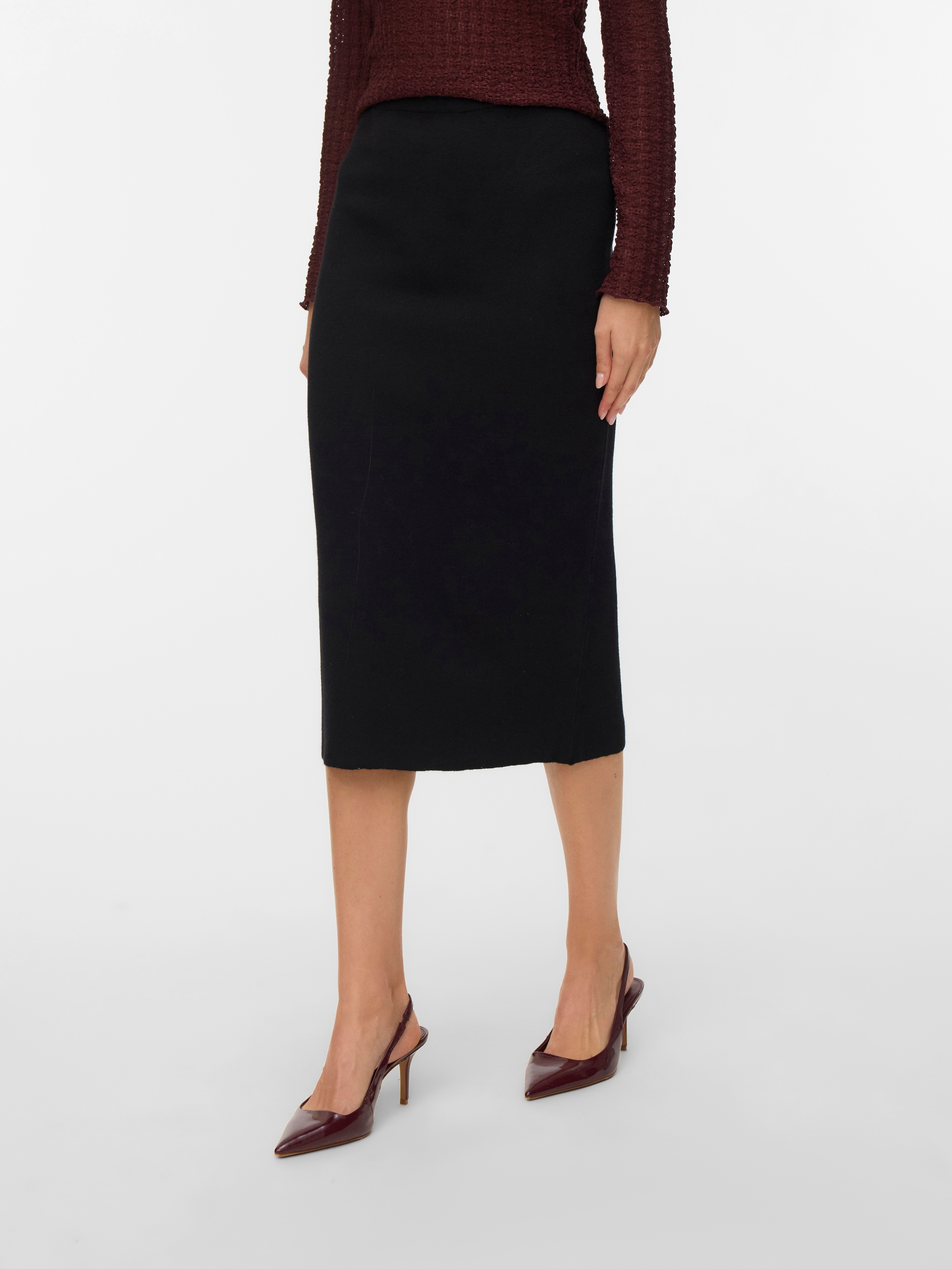 Vero Moda Strickrock "VMSABA FULLNEEDL NW 7/8 LNGHT SKIRT NOOS" günstig online kaufen