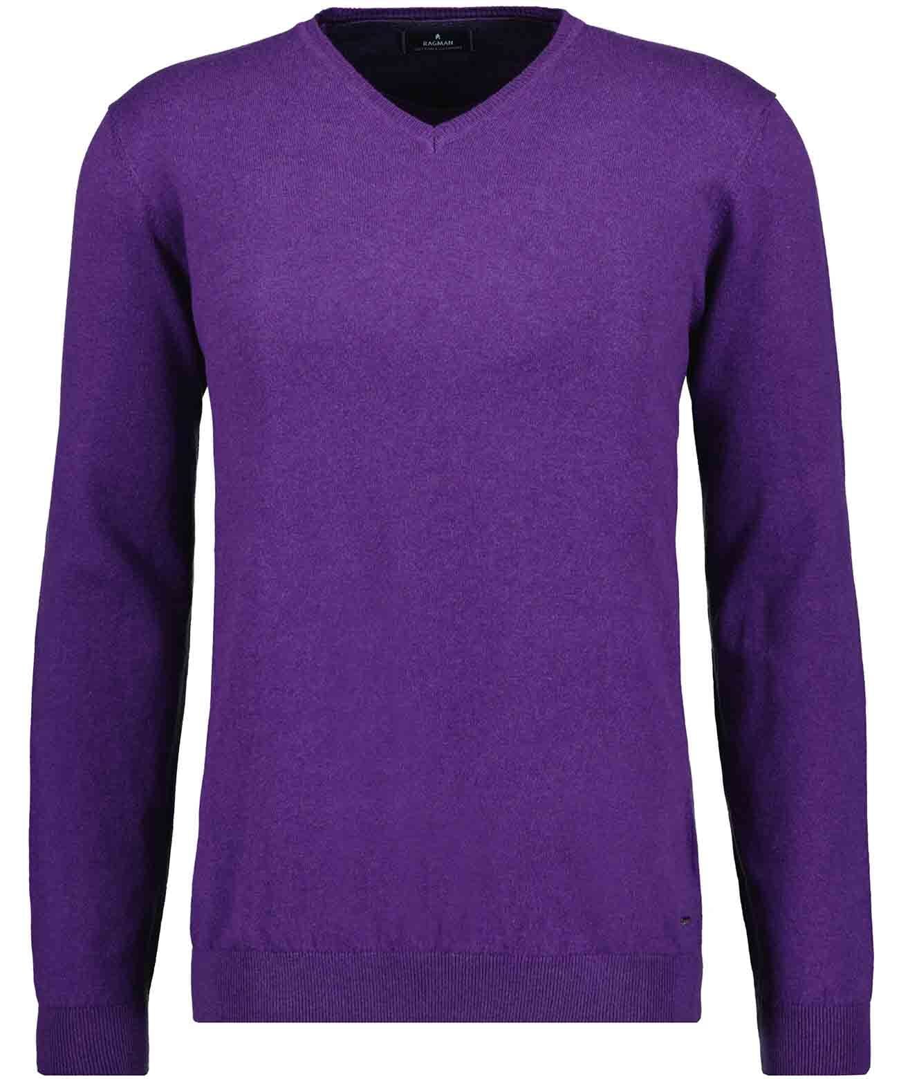 RAGMAN V-Ausschnitt-Pullover