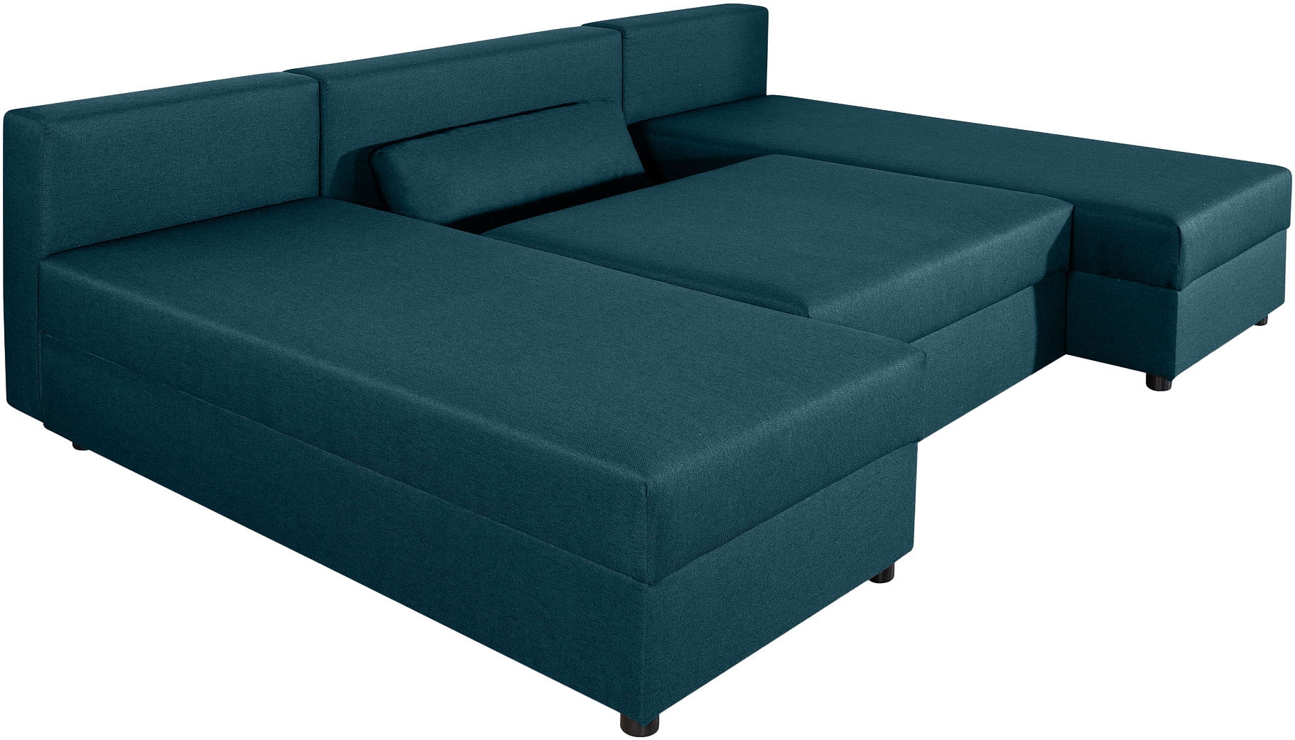 COLLECTION AB Wohnlandschaft »Pico U-Form«, Wohnlandschaft,2 X Ottomane,Polyätherschaum Polsterung