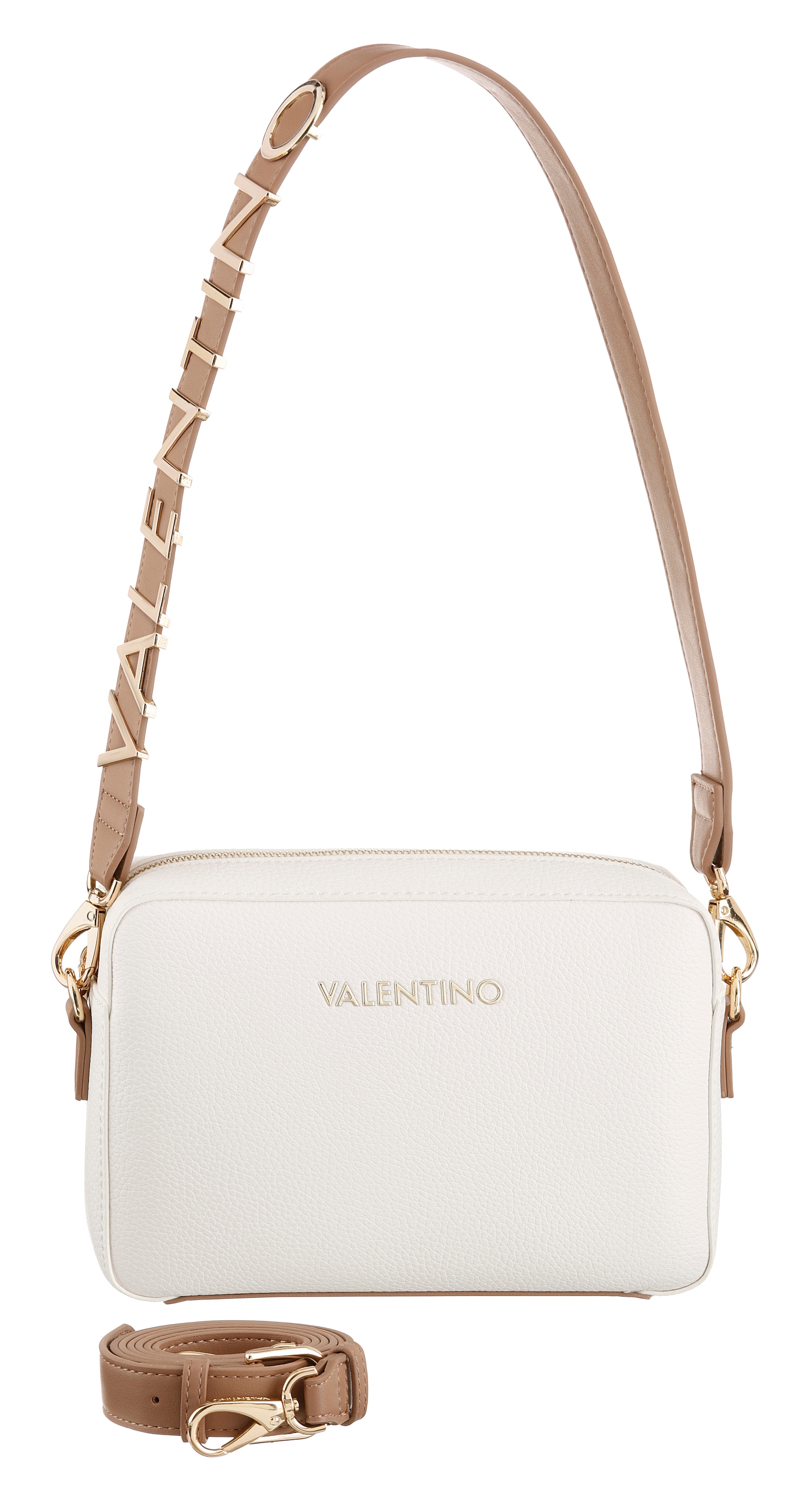 VALENTINO BAGS 1100000002199 "ALEXIA" Damen Handtasche, Schultertasche, Umhängetasche mit Logo-Emblem
