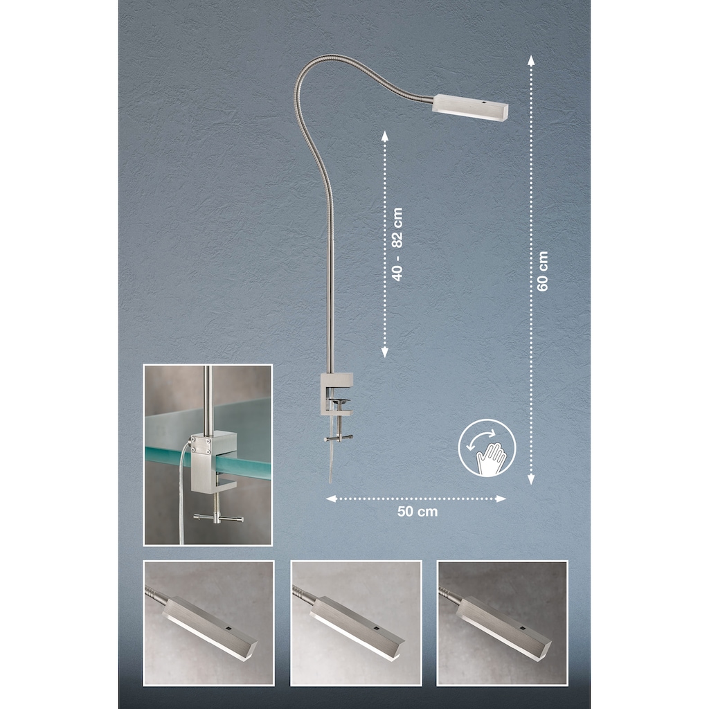 FISCHER & HONSEL LED Klemmleuchte »Raik«, 1 flammig-flammig