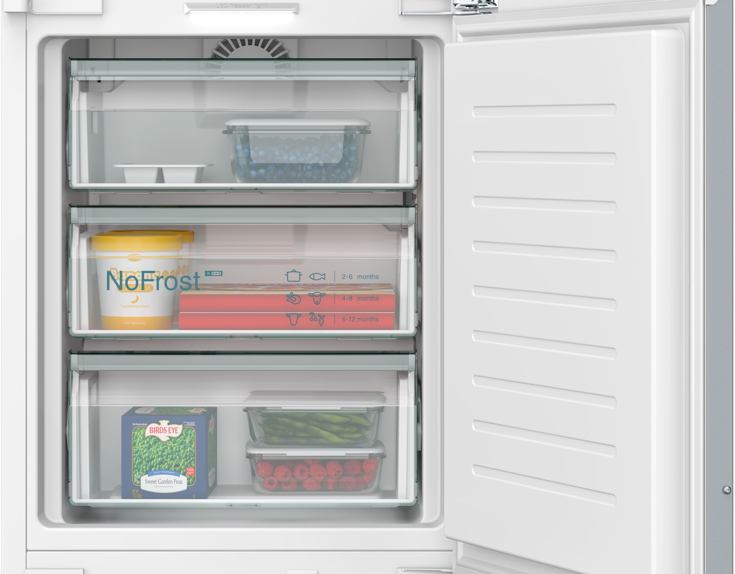 SIEMENS Einbaukühlgefrierkombination iQ500 »KI96NADC0« 193,5 cm hoch 55,8 cm breit