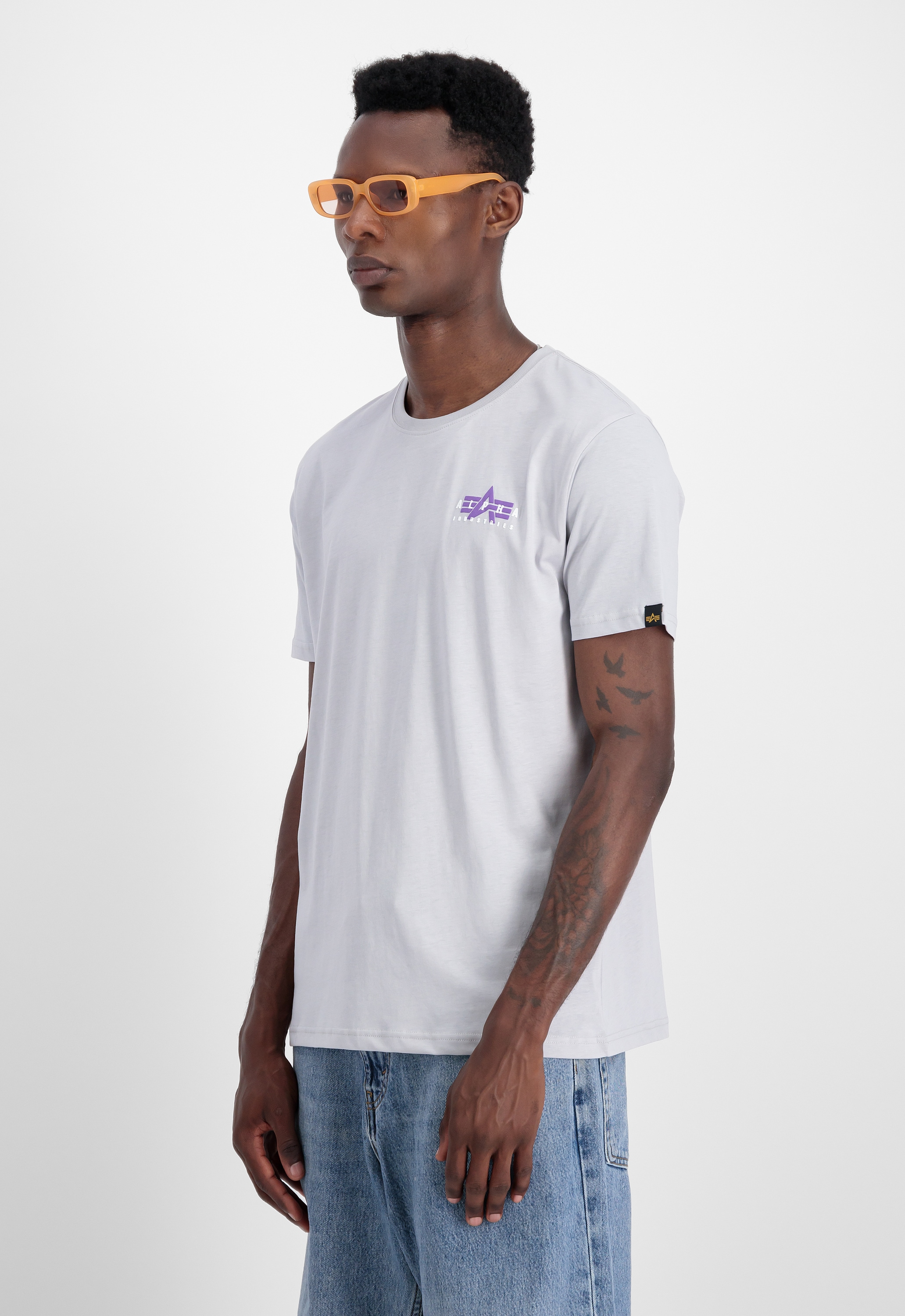 Alpha Industries T-Shirt "Puff Print Logo Backprint T-Shirt" günstig online kaufen