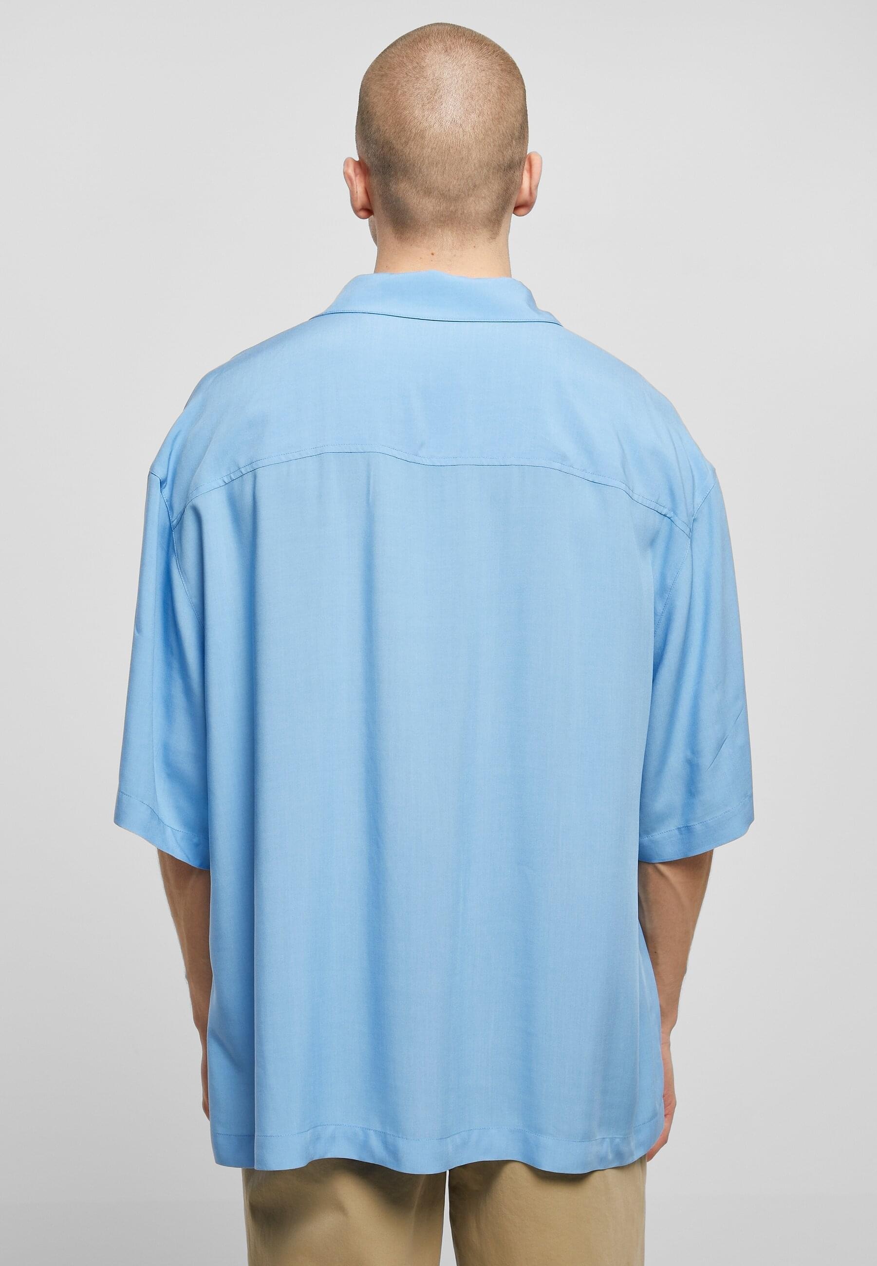 URBAN CLASSICS Langarmhemd »Urban Classics Herren Oversized Resort Shirt«, (1 tlg.)