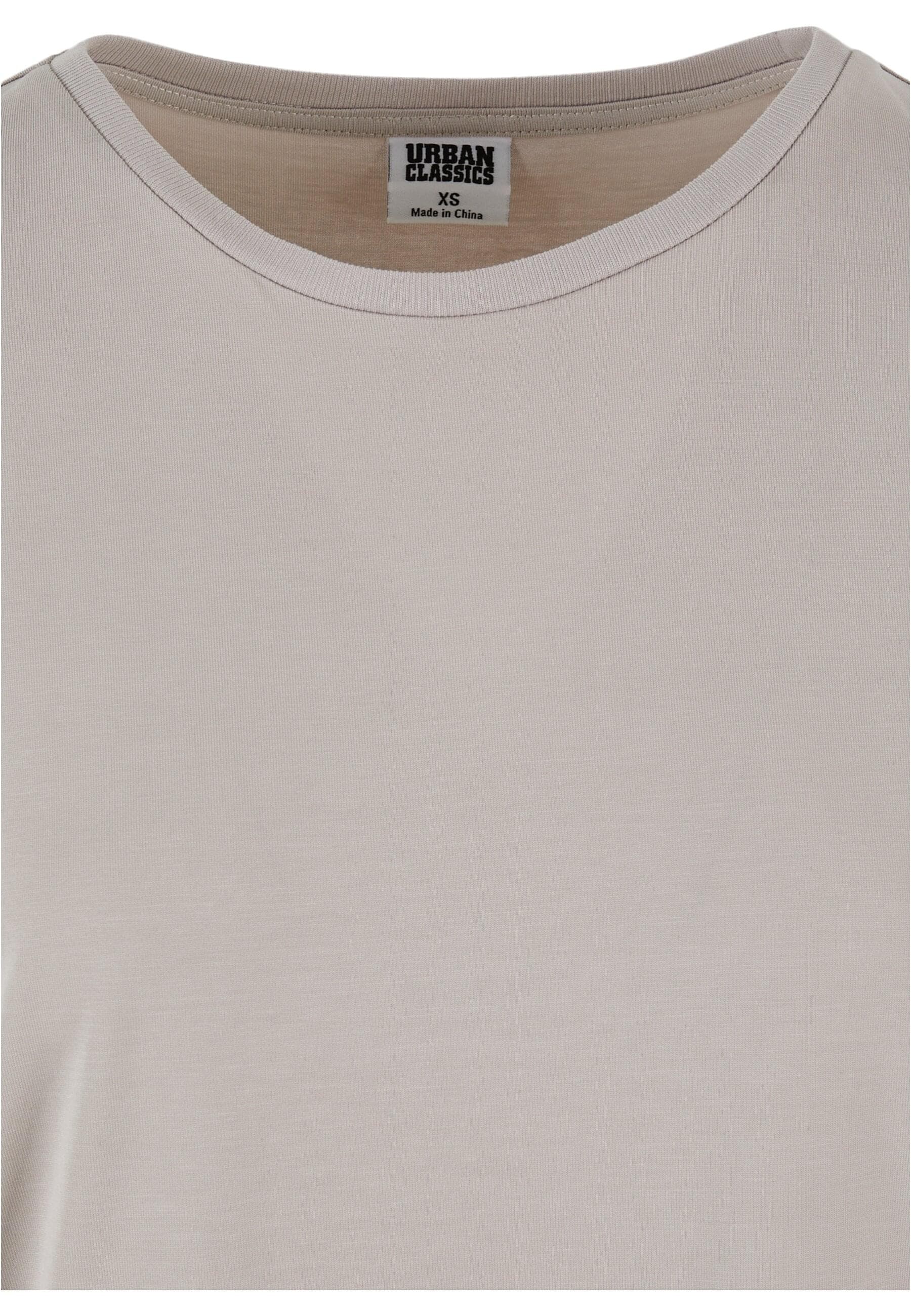 URBAN CLASSICS Kurzarmshirt »Urban Classics Damen Ladies Modal Extended Shoulder Tee«, (1 tlg.)