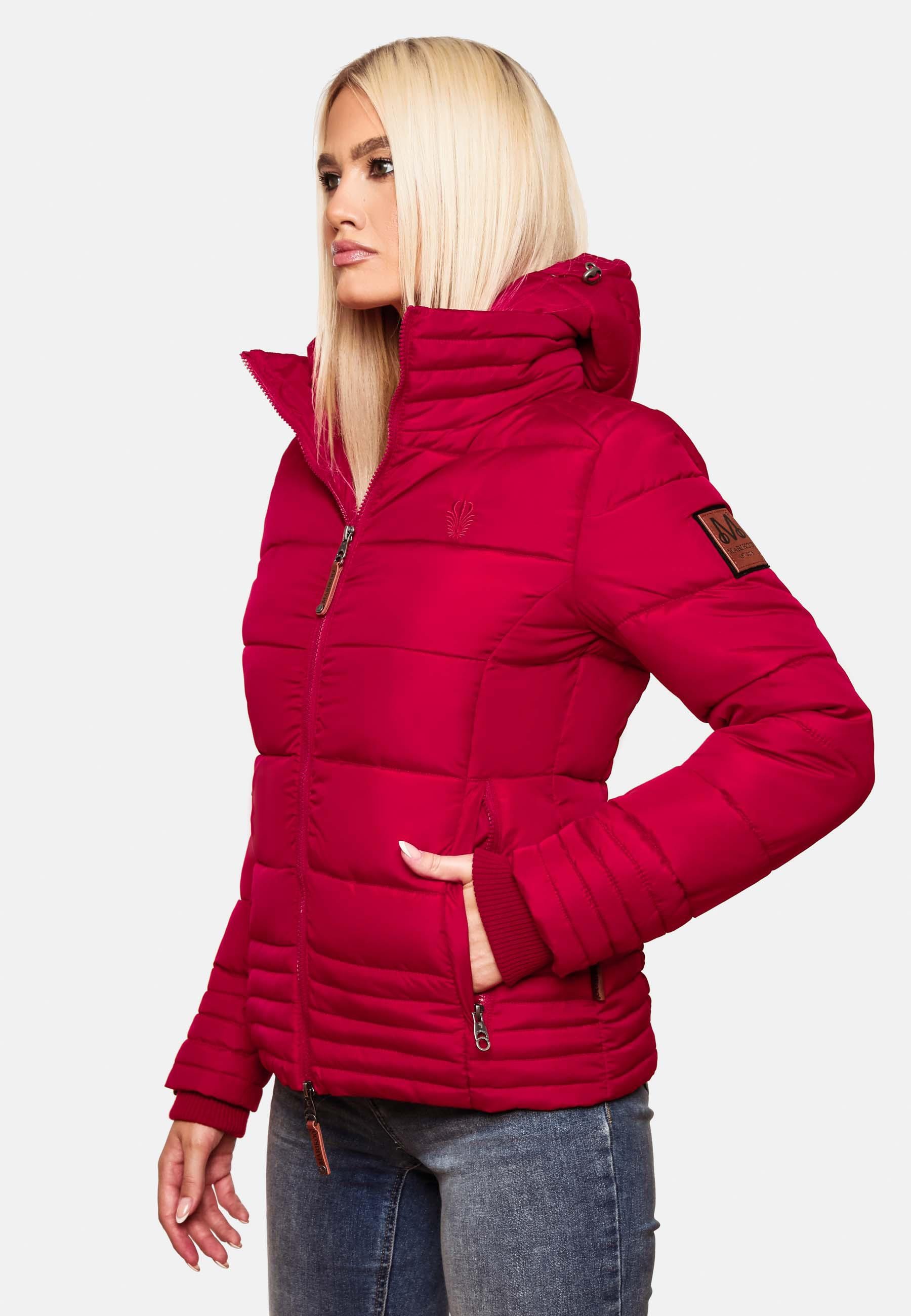 mit BAUR Steppjacke Winterjacke Damen kaufen Kapuze, für den Marikoo taillierte modisch | Winter »Sole«, online