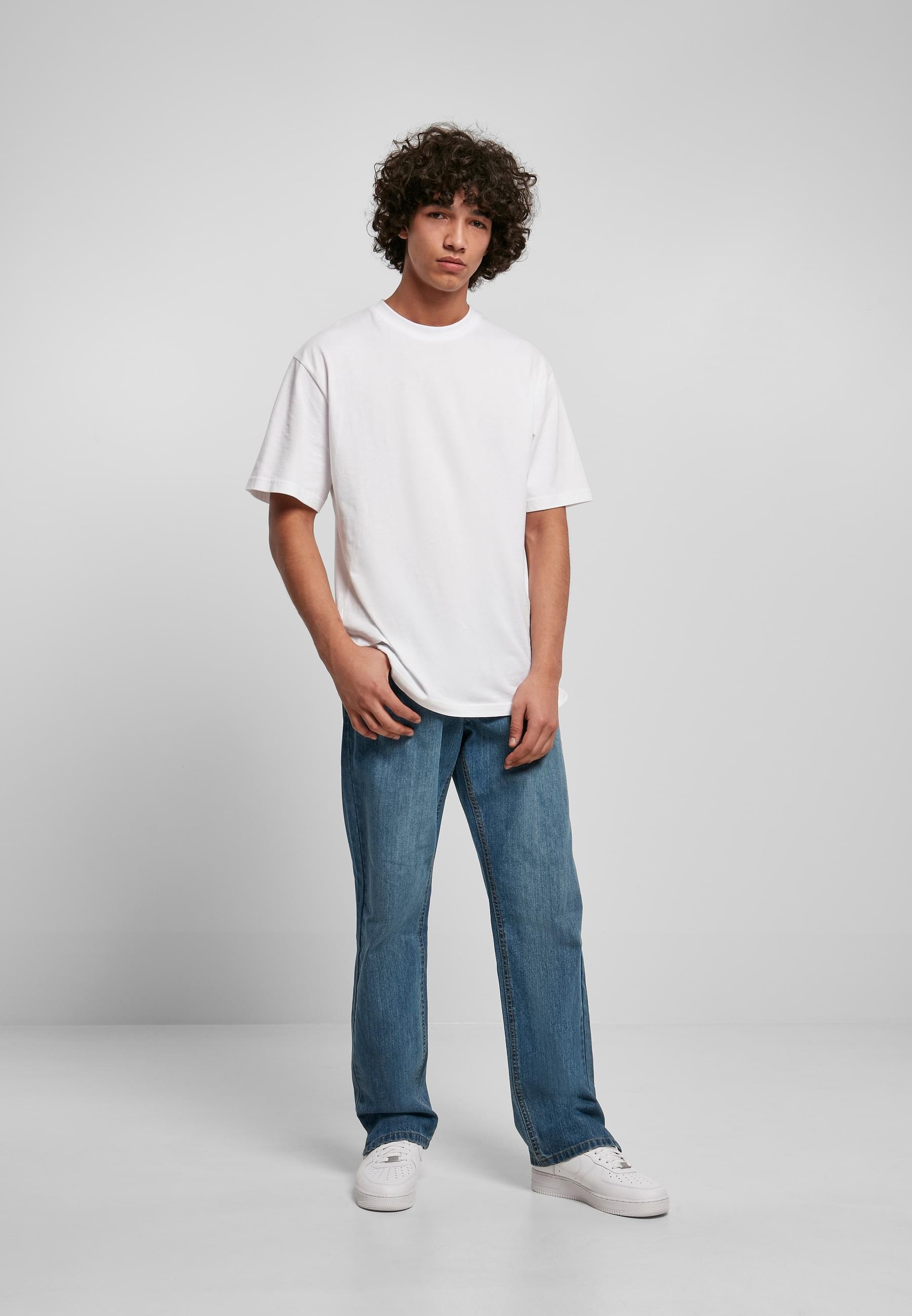 URBAN CLASSICS Bequeme Jeans »Urban Classics Herren Straight Slit Jeans«, (1 tlg.)