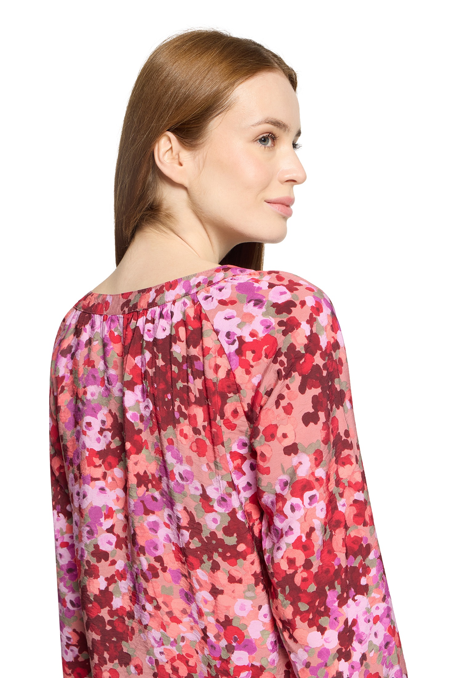 Cartoon Shirtbluse »Damen mit Raffung«