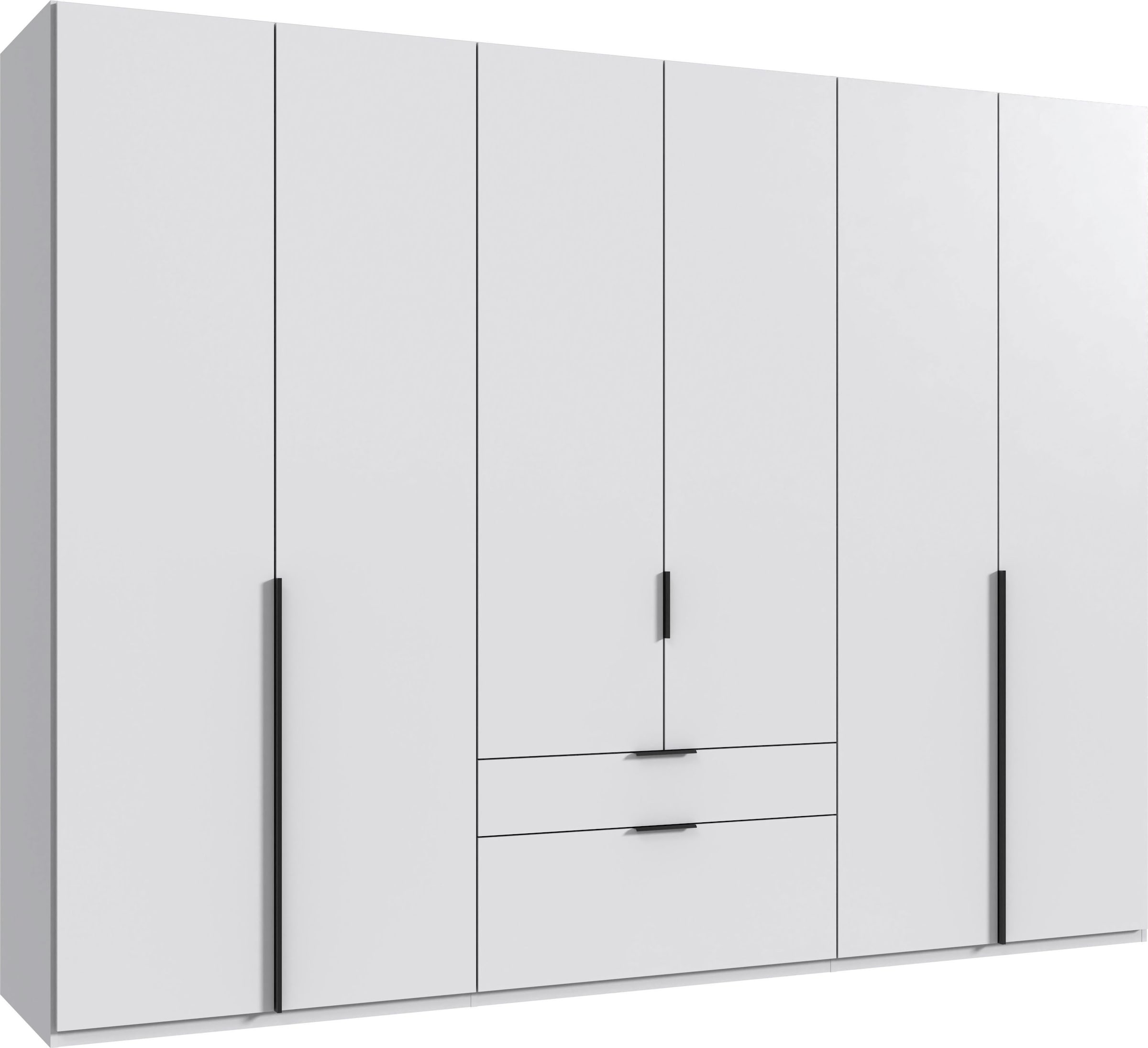 Wimex Drehtürenschrank "Mugano" mit langen oder kurzen Griffen aus Metall, in vielen Breiten, 208 oder 236 cm hoch, Made in Germany