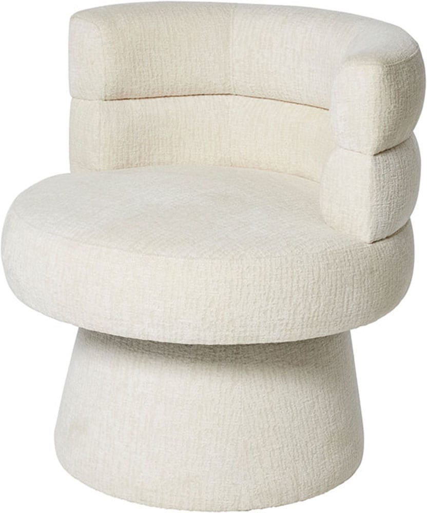 Jahnke Drehstuhl "STUDIO TWIST" () Sessel, Drehstuhl, 360 drehbar, Boucle-Stoff, bis 120 kg belastbar