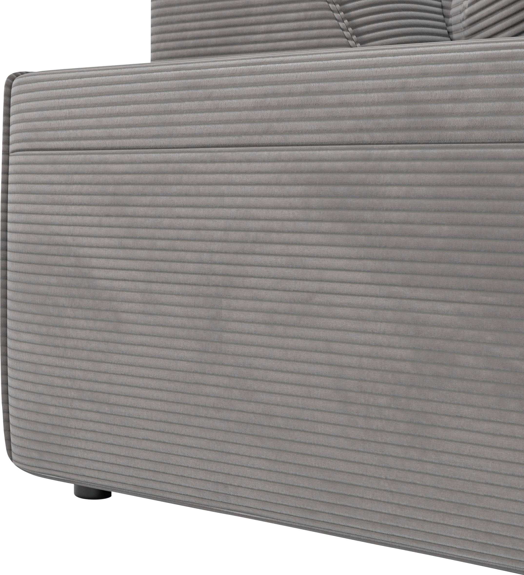 andas Ecksofa »Glimminge L-Form auch in Breitcord, Feincord + Easy care-Bezug,«, Breite 264, Zierkissen