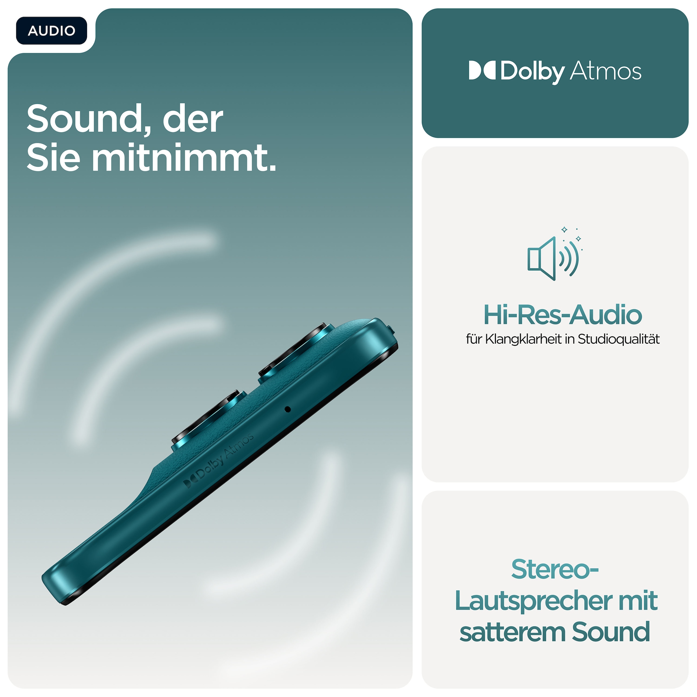 Motorola Smartphone »moto g77 256GB« PANTONE® Shaded Spruce