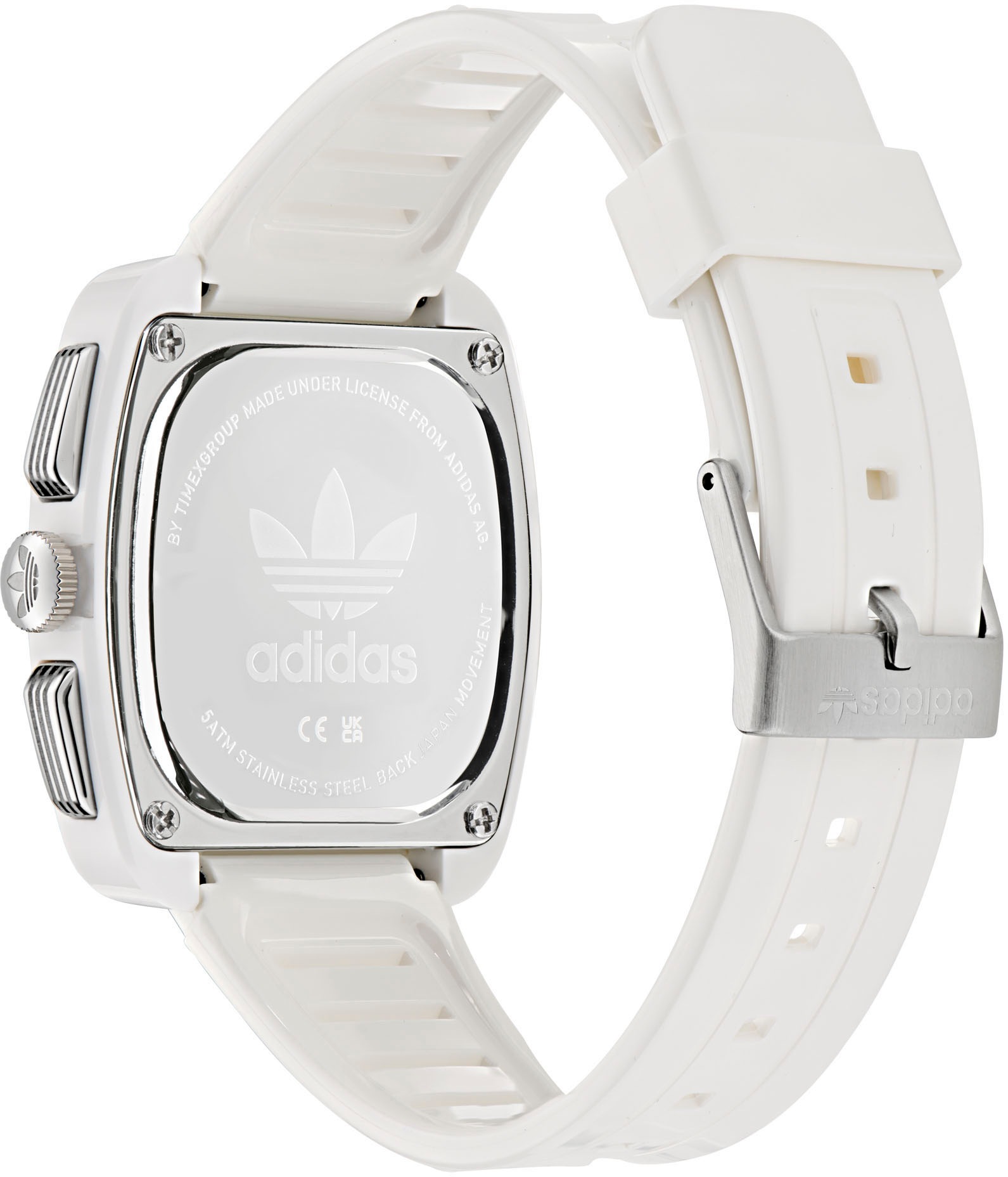 adidas Originals Chronograph »RETRO WAVE TWO CHRONO«, Quarzuhr, Armbanduhr, Herrenuhr, Damenuhr, unisex, Kunststoffarmband