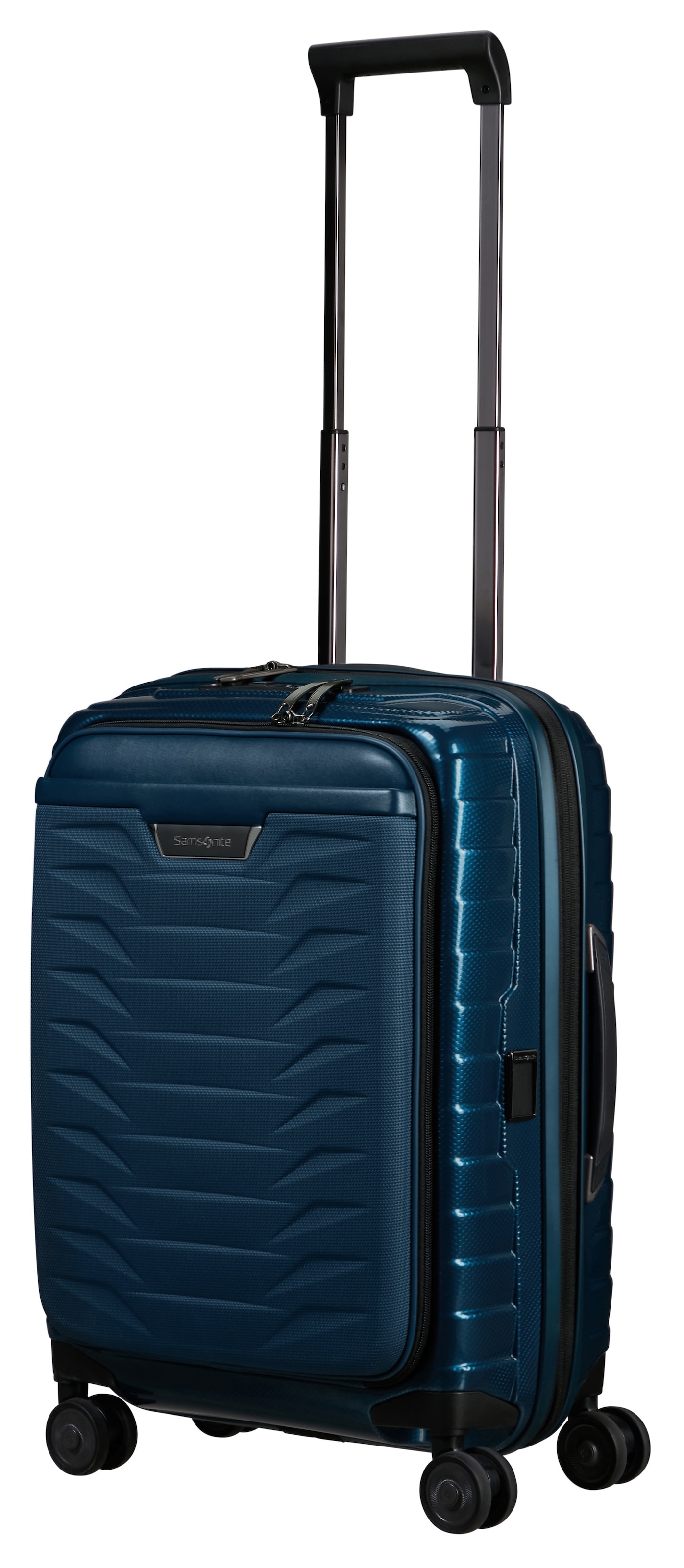 Samsonite Hartschalen-Trolley »PROXIS 55 EXP easy access« 42 l 4 Rollen Handgepäck Hartschalenkoffer Volumenerweiterung Laptopfach