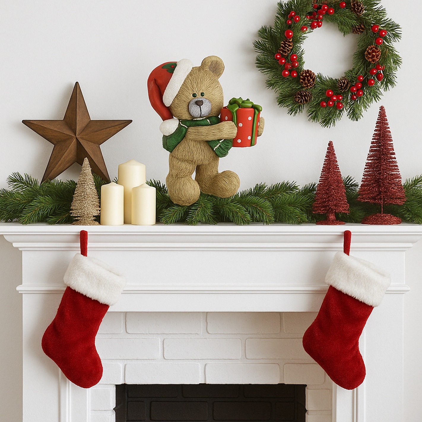 Thumbnail - I.GE.A. Dekofigur "Bär mit Geschenk"