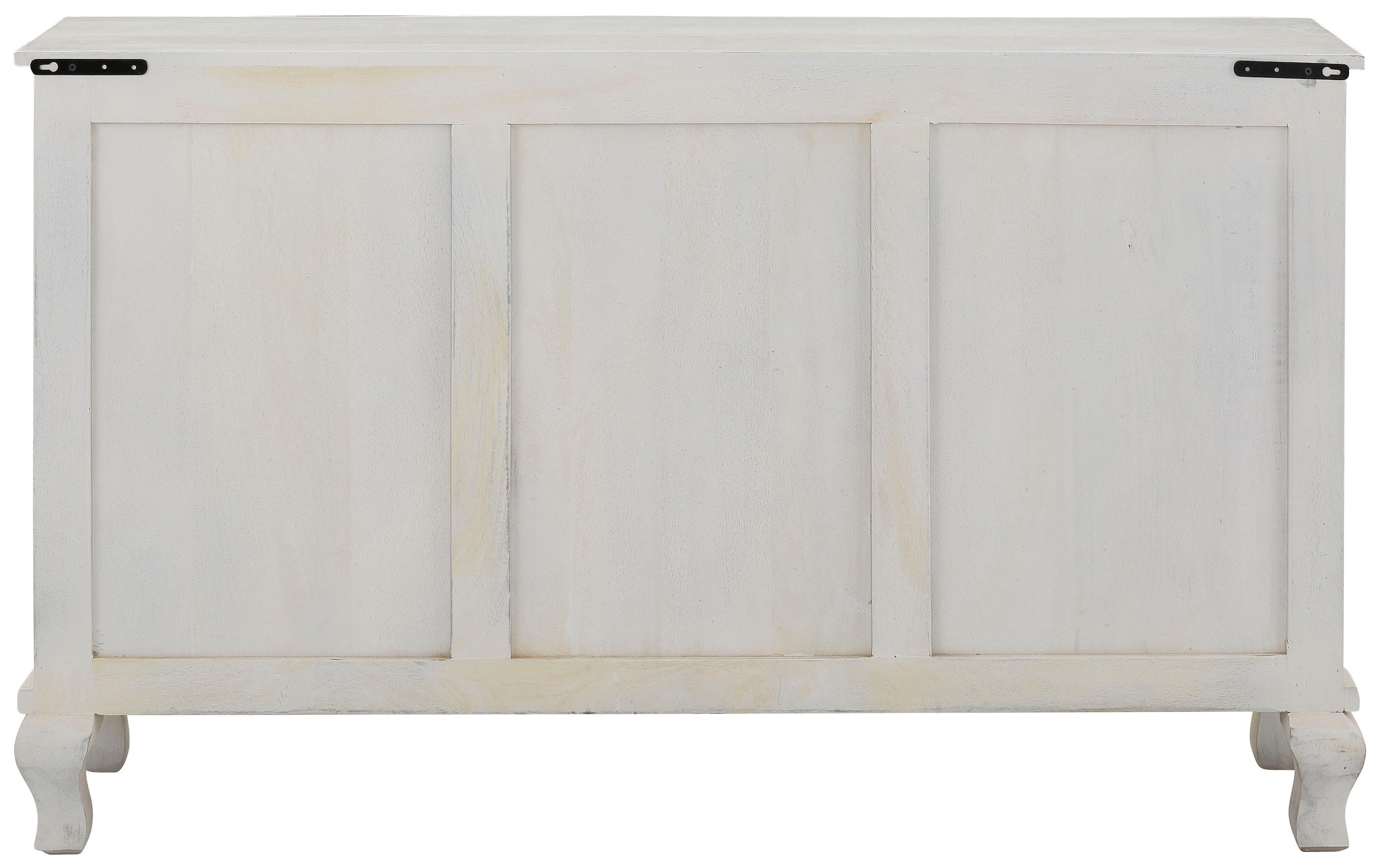 Home affaire Sideboard »Rajat«, aus Mangoholz und beeidruckenden Türfrontfräsungen, Breite 140 cm