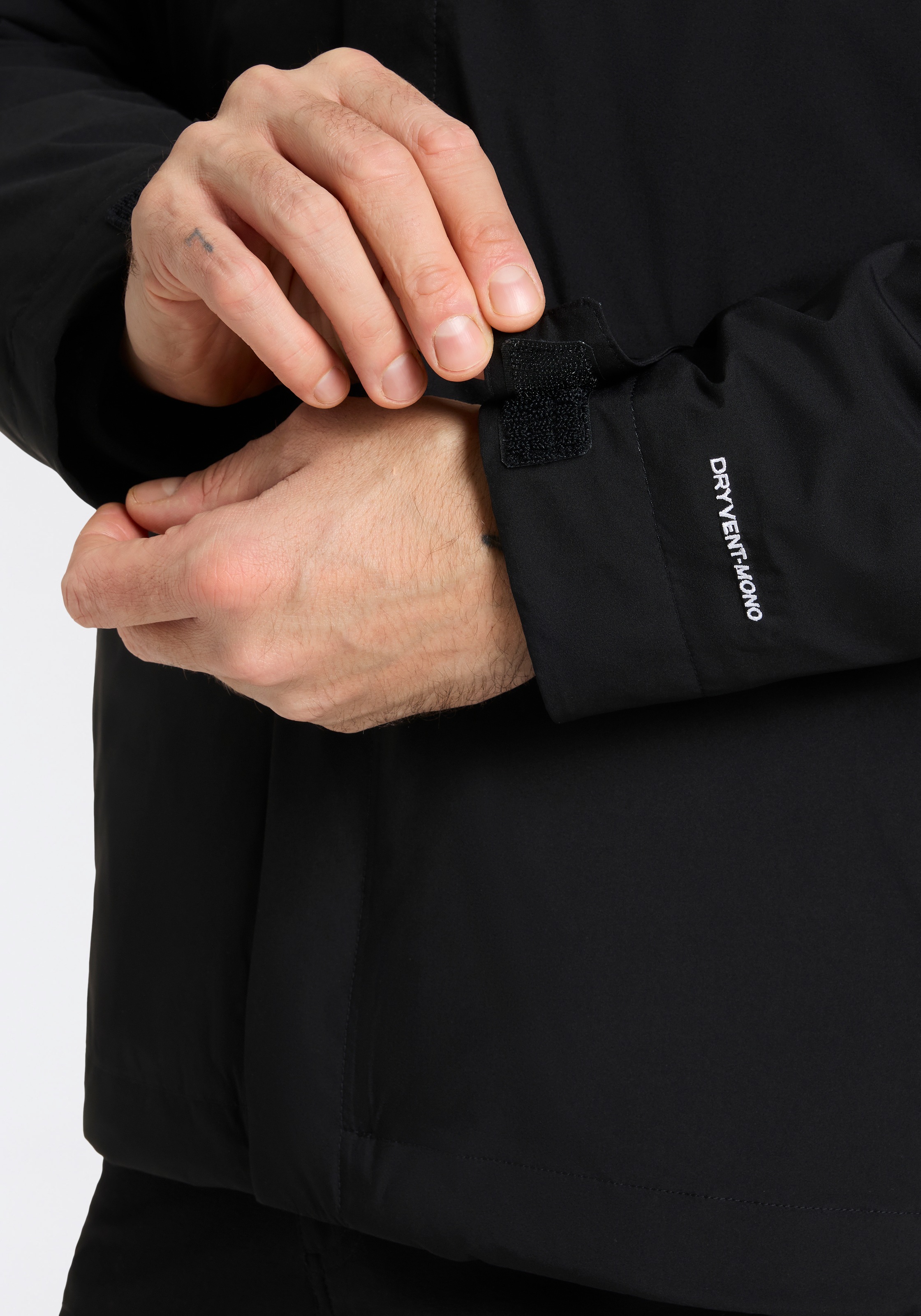 The North Face Sportinio stiliaus striukė su gobtuvas Žieminė striukė su Logostickerei