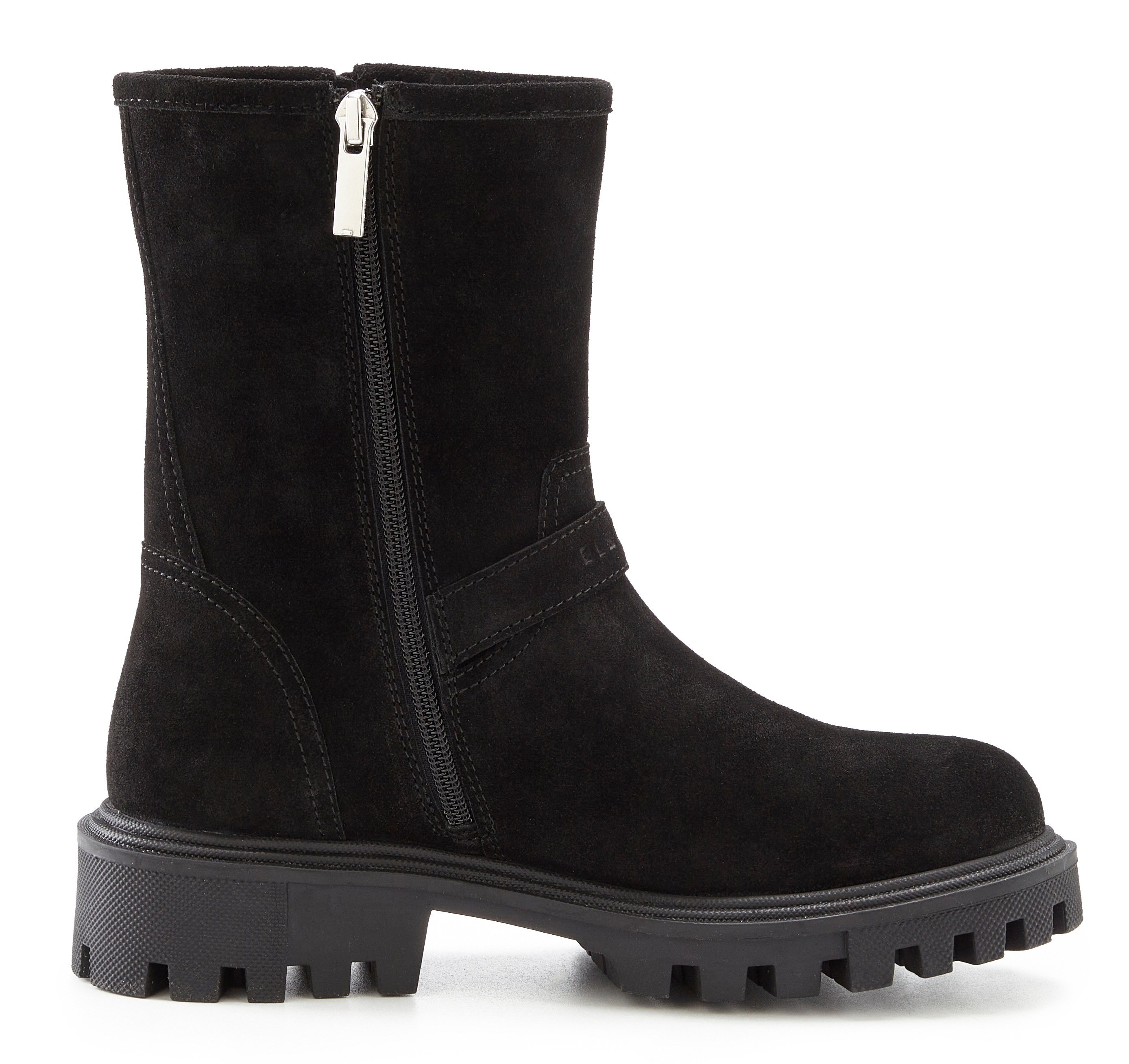 Thumbnail - Elbsand Stiefelette aus Leder mit trendigen Zierschnallen, Stiefel, Boots