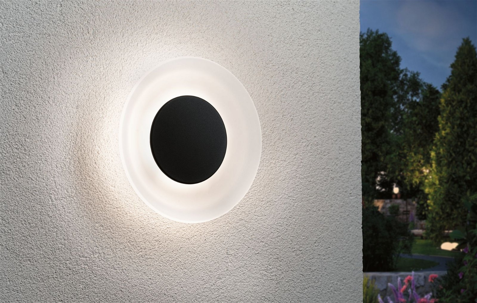 Paulmann LED Außen-Wandleuchte »Circea IP44 220mm 3000K 4W 90lm 230V Anthrazit Aluminium«, 1 flammig
